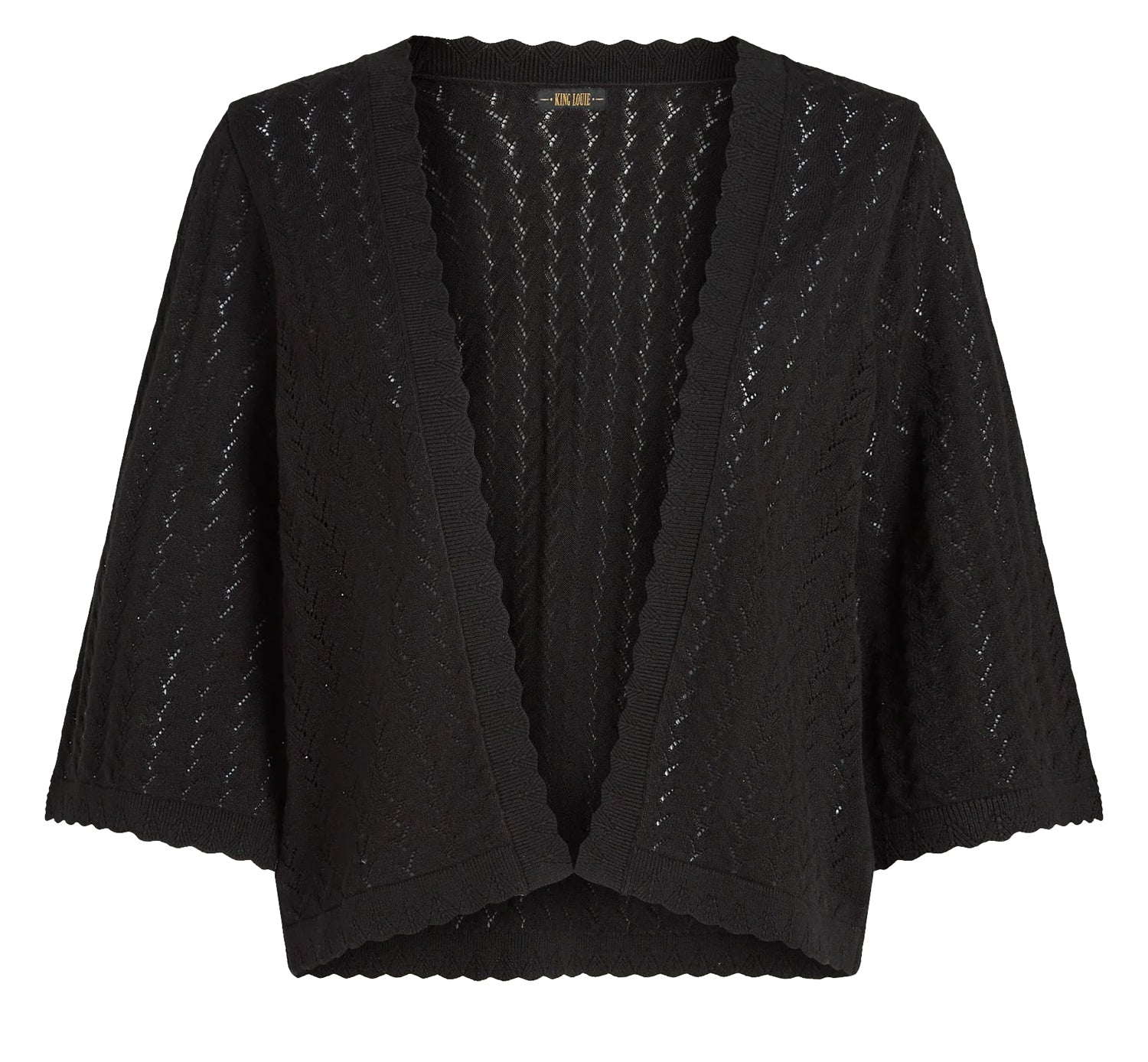 King_Louie_EMILIE_CARDI_Lochmuster_Loose_Fit_AJOUR_Vintage_Retro_Strickjacke_CARDIGAN_-_Schwarz-4