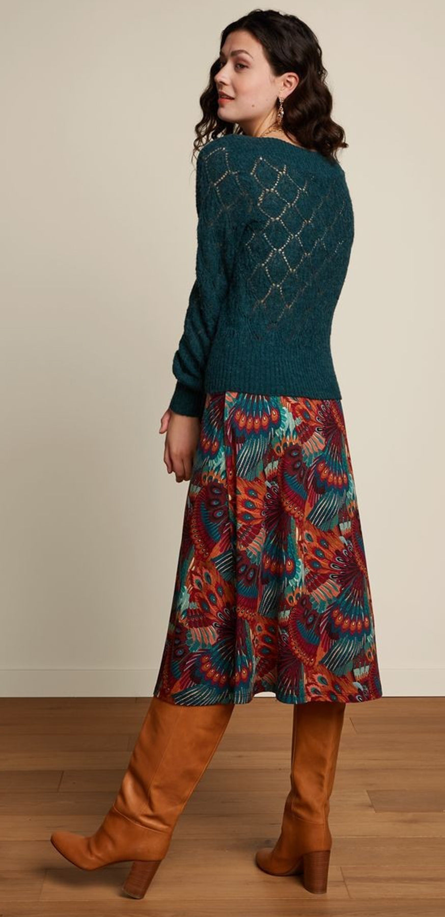 King_Louie_ERIN_BELL_TOSCA_Lochmuster_ALPAKA_Langarm_PULLOVER_Oberteil_killer_kirsche_3