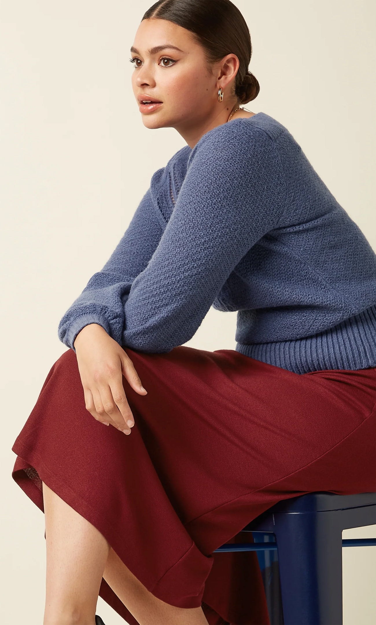 King_Louie_ERIN_FARFALLE_Vintage_Lochmuster_Langarm_STRICK_PULLOVER_Oberteil_-_Shadow_Blue-1XNmYJ0CpttWqe