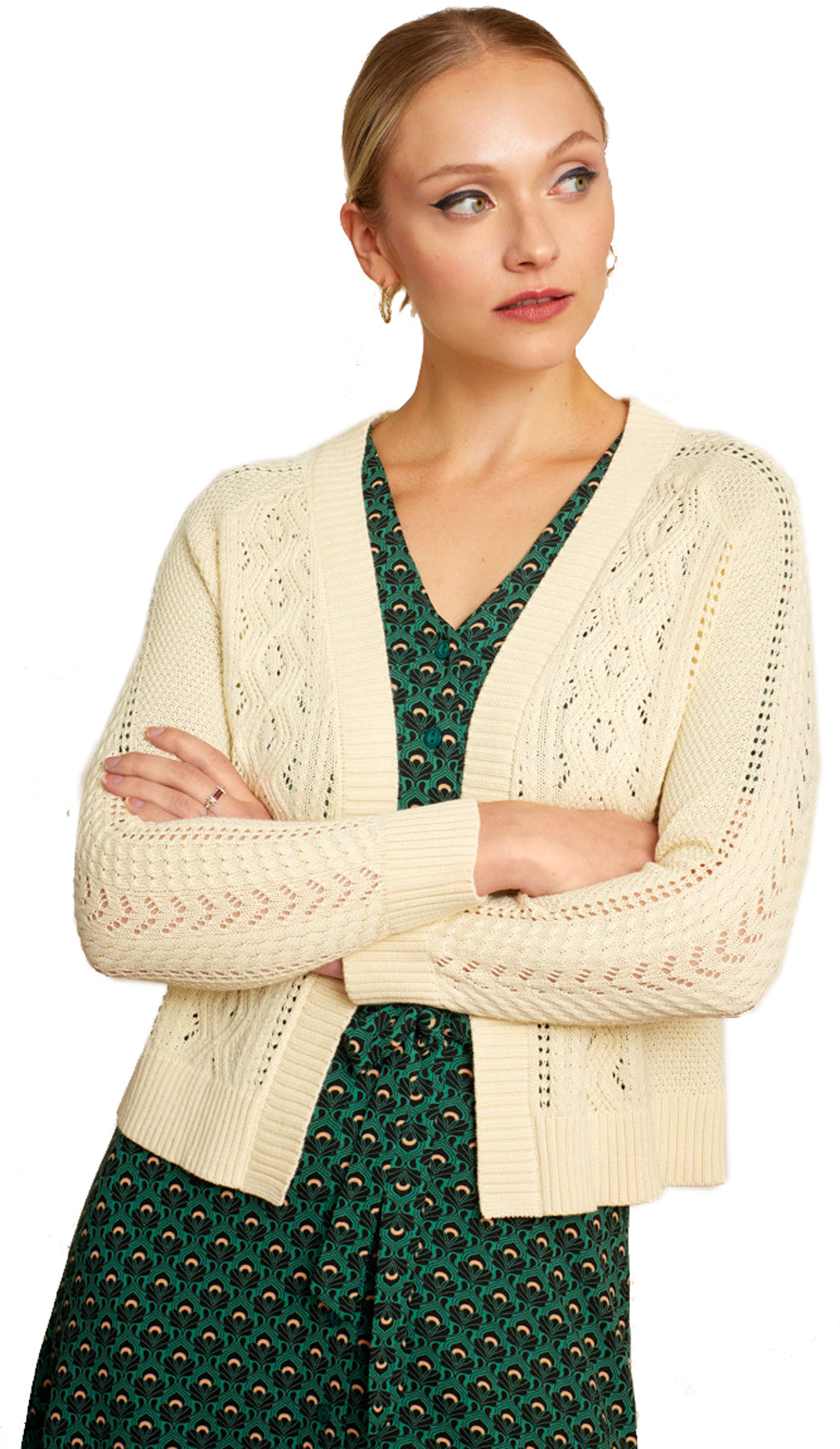 King_Louie_Gibson_Vintage_Lochmuster_Langarm_V-NECK_Knit_Strickjacke_Loos_Fit_CARDIGAN_-__Ivory_killer_kirsche_1yTP5rjwBuQMe0