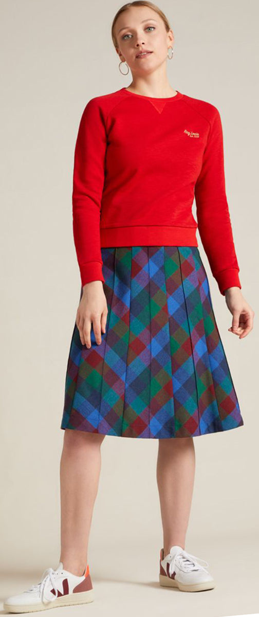 King_Louie_HARPER_Vintage_CORNEL_CHECK_Karo_A-Linie_FALTENROCK_Retro_Skirt-2b3WLvBBGmUW1F