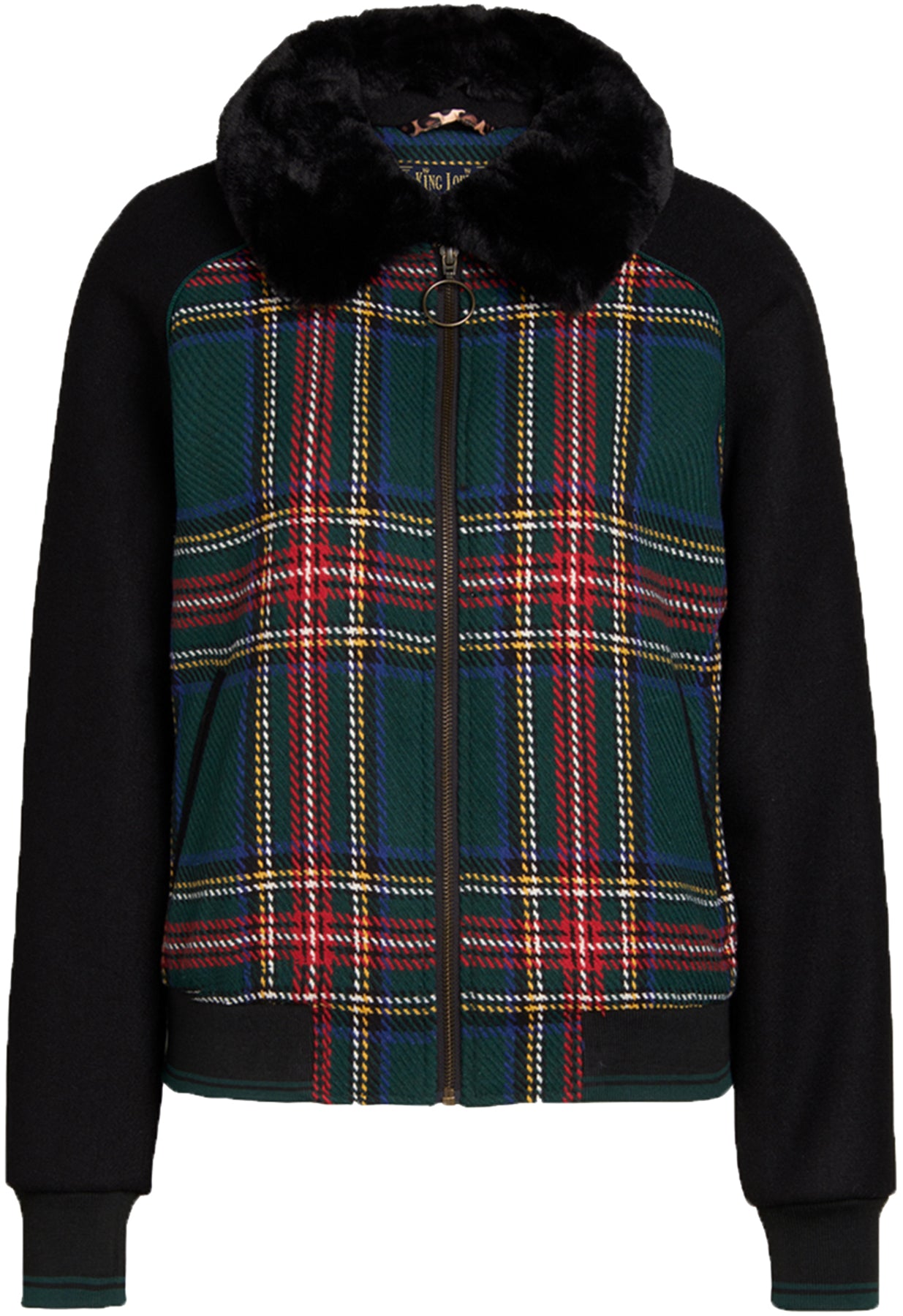 King_Louie_HIGHLANDS_Vintage_TARTAN_Fake_Fur_BOMBER_JACKET_Jacke_killer_kirschevxBdgVRd9u41f