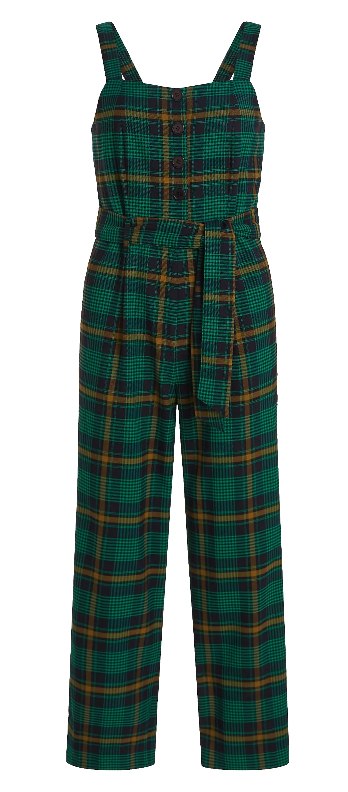 King_Louie_INES_LEEDS_Vintage_Traeger_Check_Tartan_Marlene_Retro_JUMPSUIT_Overall_-_Evening_Blue-4