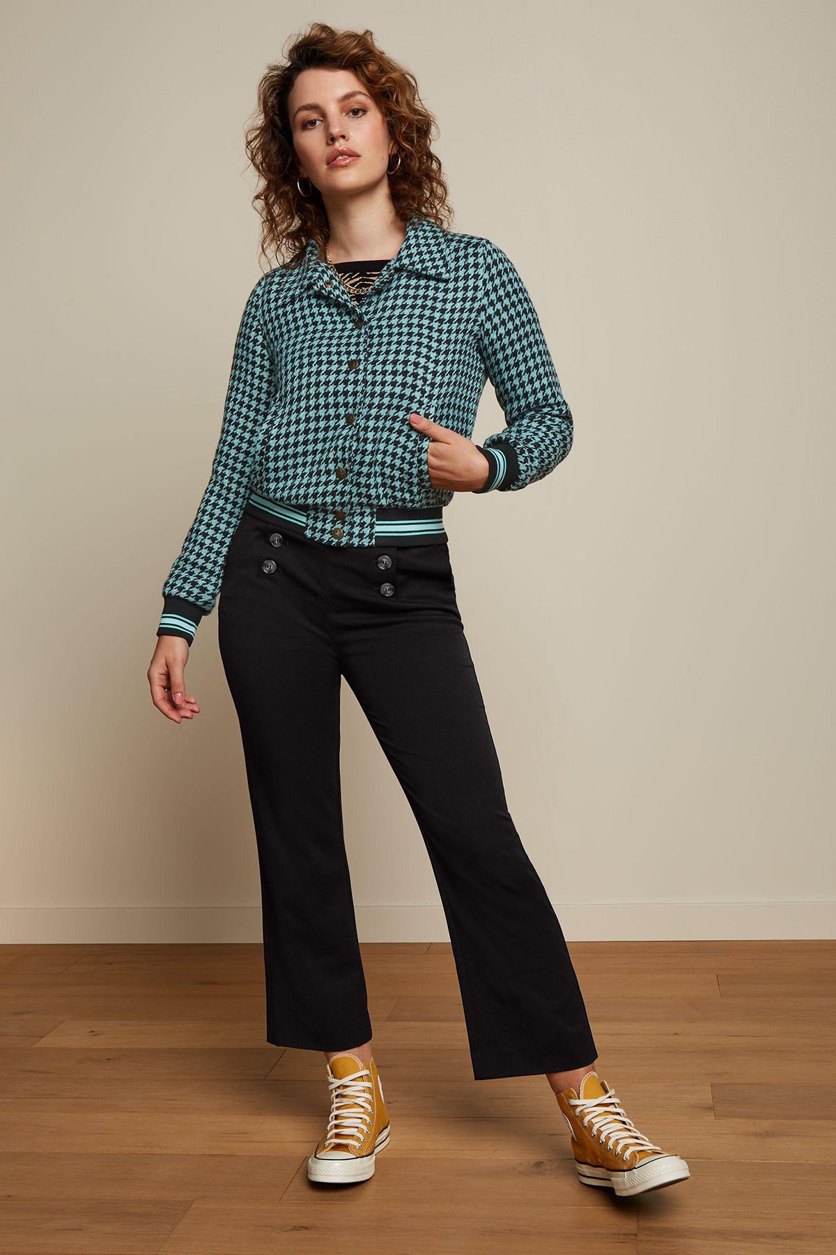 King_Louie_ISA_RUBIO_CHECK_Vintage_TARTAN_Karo_BASEBALL_College_JACKET_killer_kirsche_2r8AEh2RCeEy8T