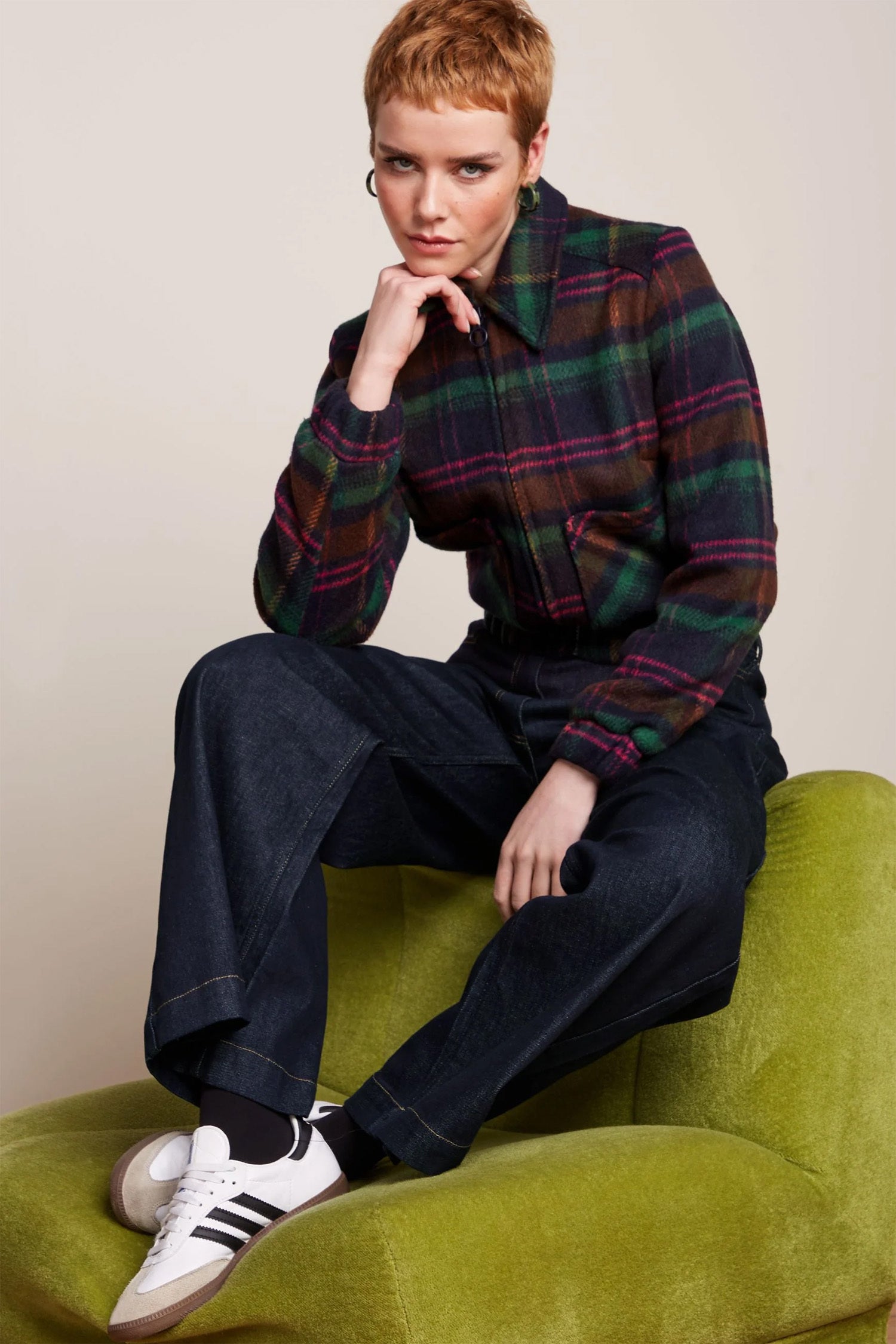 King_Louie_ISLA_BRIT_CHECK_Retro_Karo_Vintage_ZIPPER_JACKET__Jacke_-1