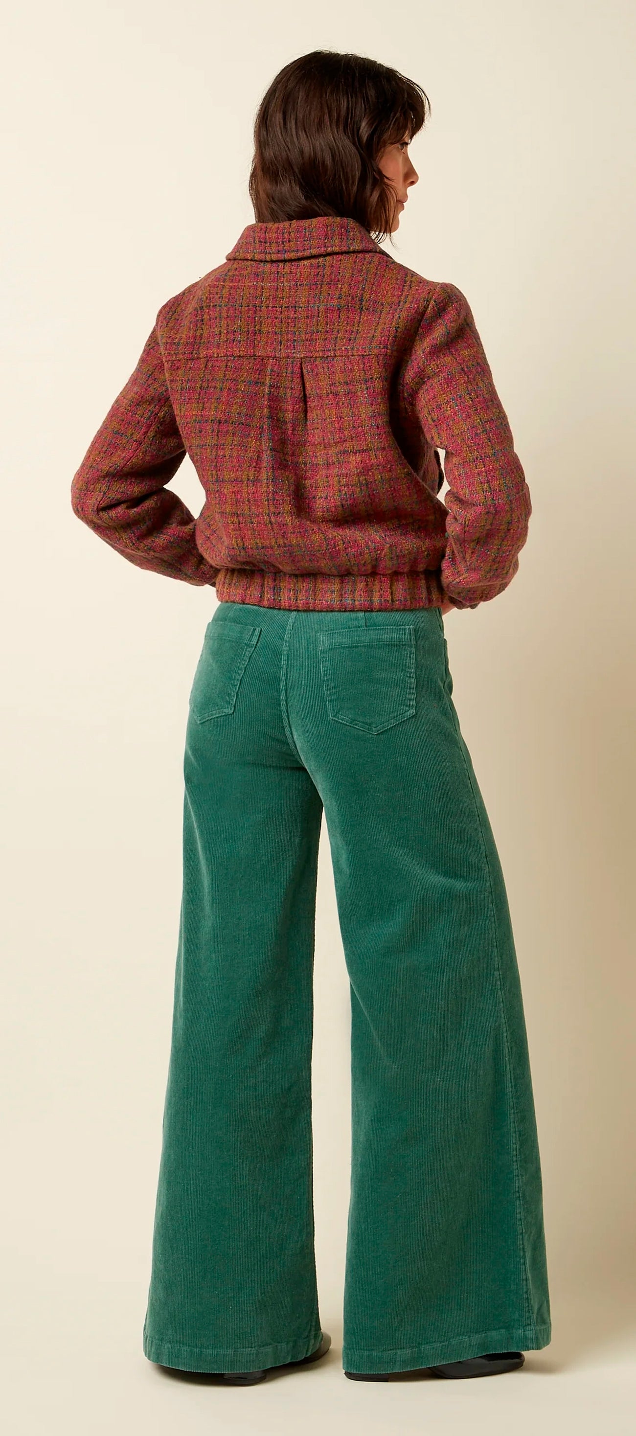 King_Louie_ISLA_PISARO_Retro_Karo_Check_Vintage_ZIPPER_JACKET__Jacke_Wild_Fuchsia-3