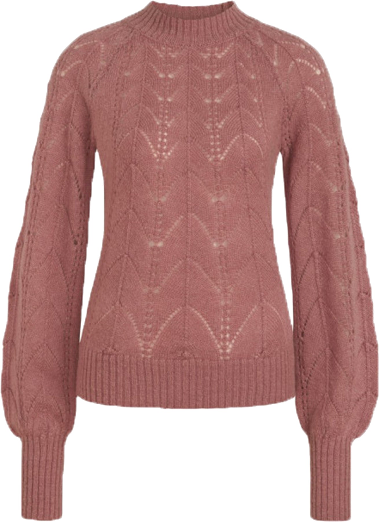 King_Louie_JOANIE_FARFALLE_Lochmuster_WOLL_Langarm_PULLOVER_Oberteil_-_Rosette_Killer_Kirsche11