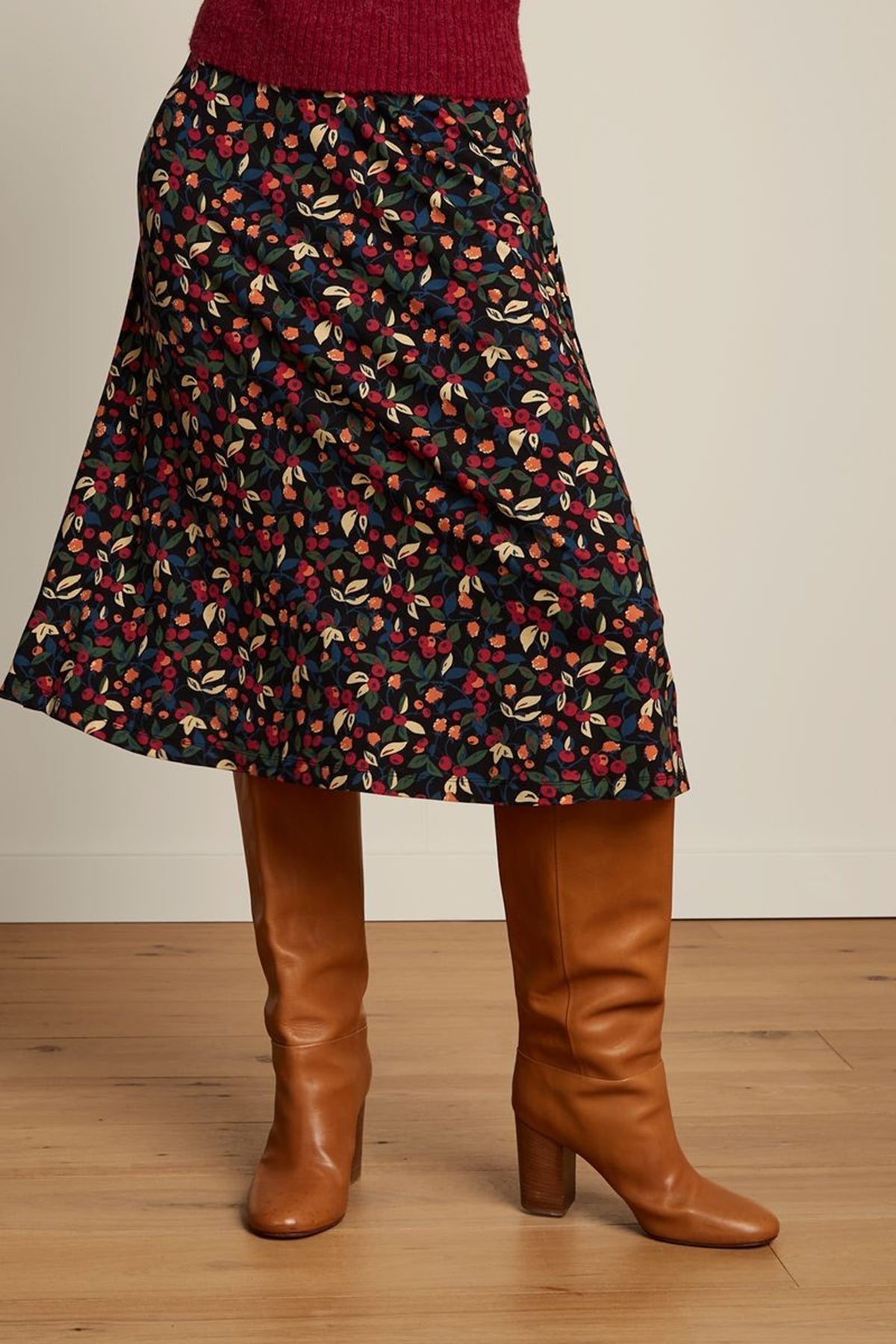 King_Louie_JUNO_BELLMONO_Beeren_AUTUM_Floral_Vintage_A-Linie_SKIRT_Rock_killer_kirsche_3
