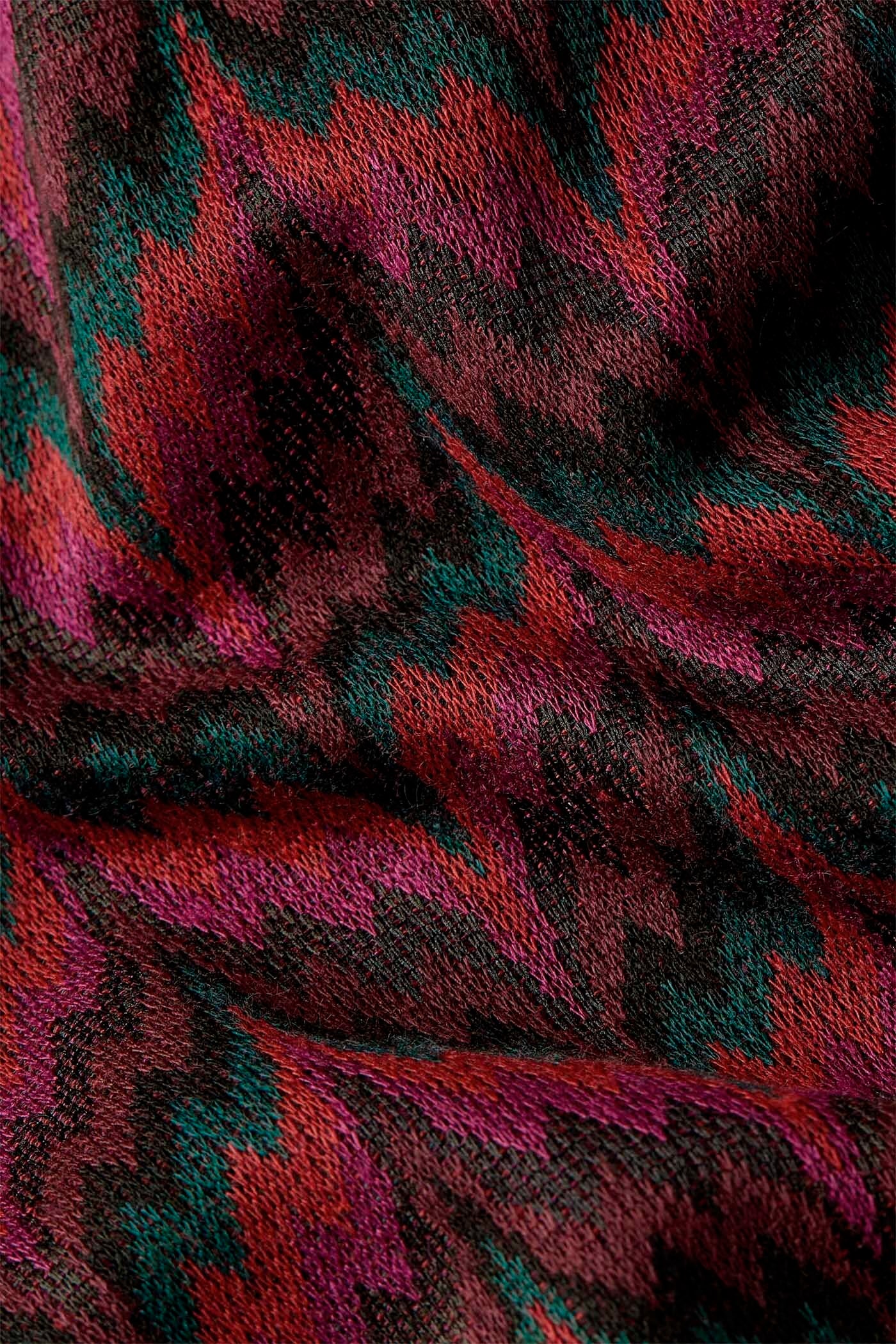 King_Louie_JUNO_ESTELLE_Zigzag_Vintage_Zick_Zack_Muster_A-Linie_SKIRT_Strick_Rock_-_Mehrfarbig-5