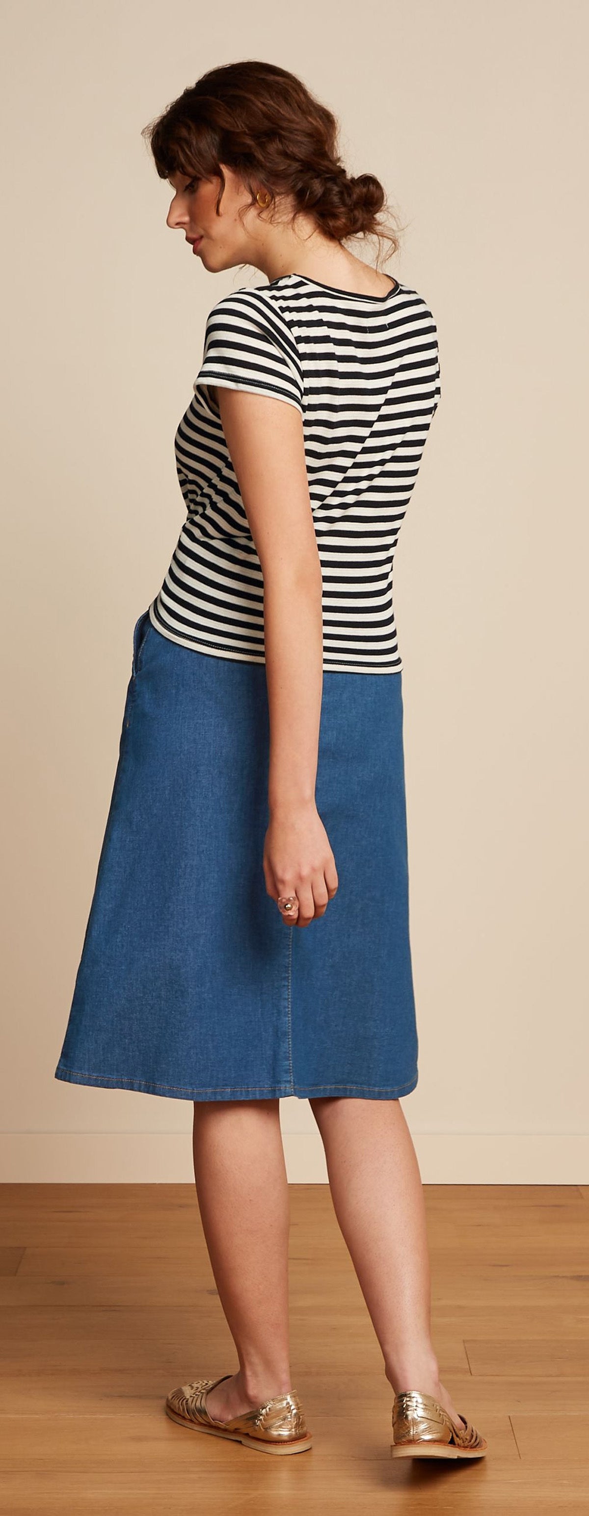 King_Louie_KNOT_CHOPITO_Retro_Sailor_Streifen_Kurzarm_Knotenshirt_Oberteil-2