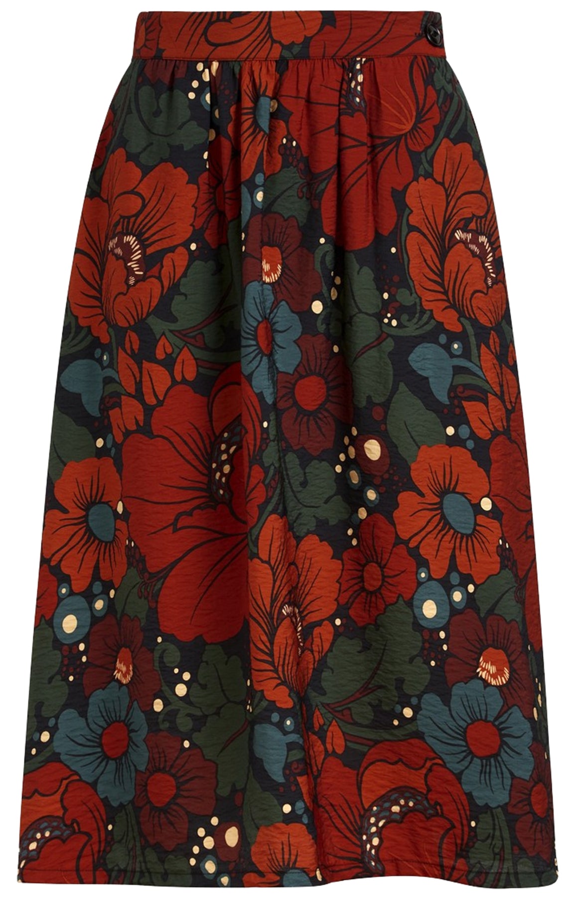 King_Louie_LAYLA_GOSSIP_Blumen_FLOWERS_A-Linien_Vintage_SKIRT_Rock_killer_kirsche_0