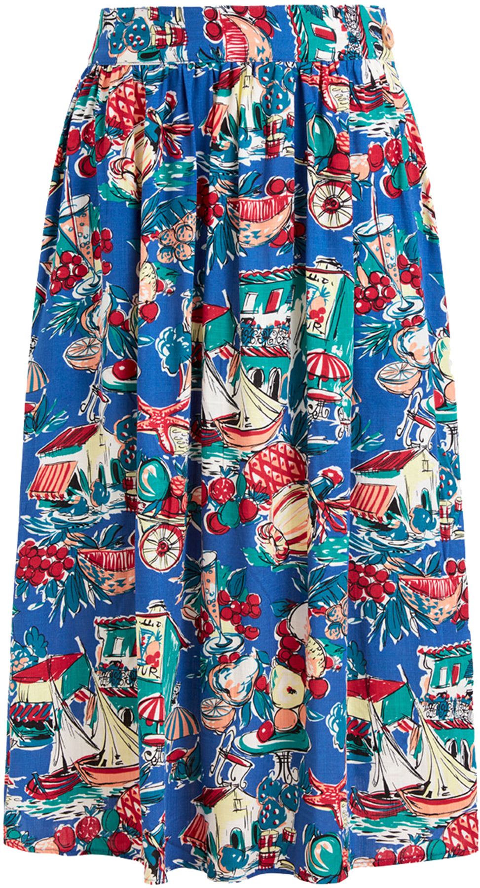 King_Louie_LAYLA_TIKI_BAHIA_Sailor_Retro_Vintage_A-Linie_SKIRT_Rock_killer_kirsche0