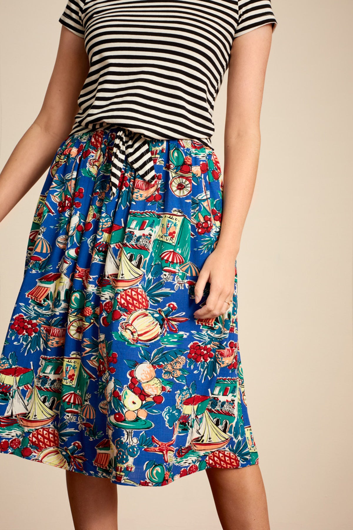 King_Louie_LAYLA_TIKI_BAHIA_Sailor_Retro_Vintage_A-Linie_SKIRT_Rock_killer_kirsche_1