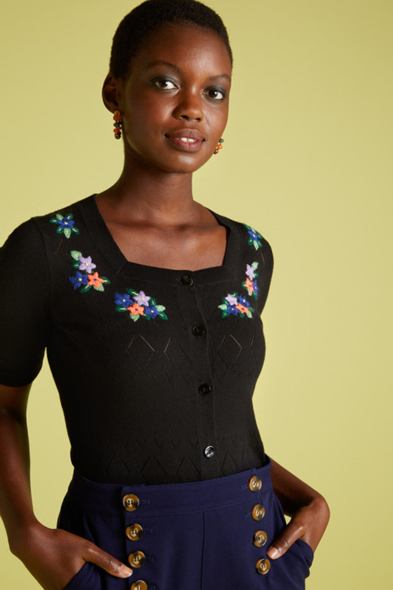 King_Louie_LEXI_BAJA_Retro_EMBROIDERED_Blumen_Kurzarm_CARDIGAN_Strickjacke_killer_kirsche_1c4n5AfnFXA4Hw