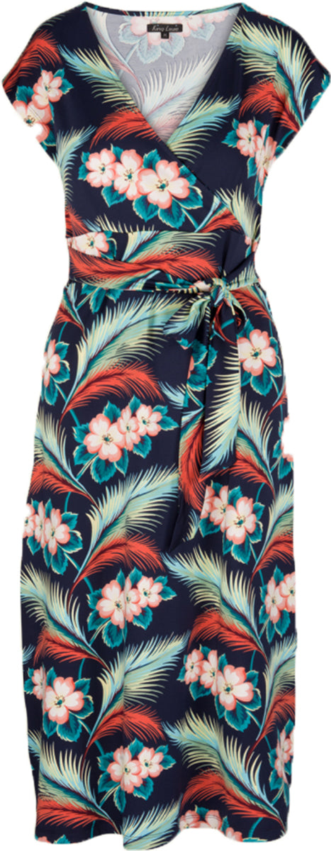 King_Louie_LOT_Vintage_Tropical_FLOWER_Blumen_LAGOON_Dress_KLEID-1hHZBIuT9M4LWm