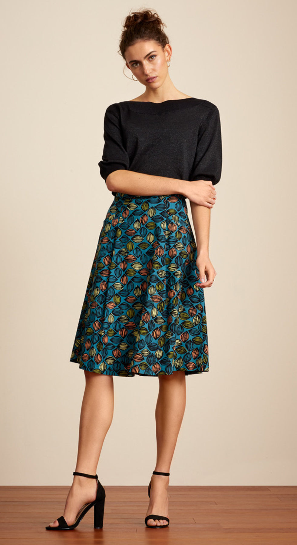 King_Louie_Lori_La_Rocca_Vintage_SWING_A-Linien_SKIRT_Rock_killer_kirsche_2