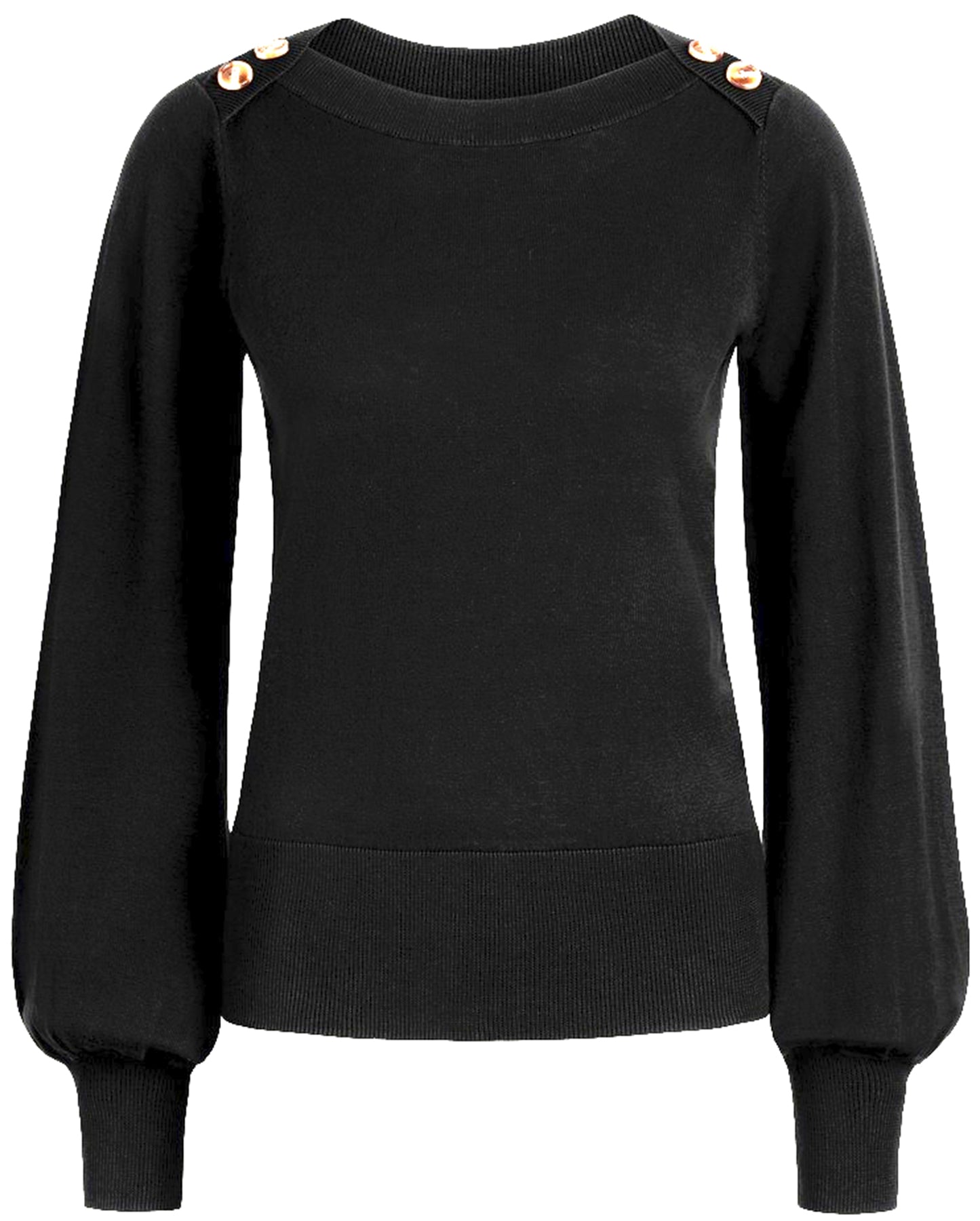 King_Louie_MARIE_BELL_COTTONCLUB_U-Boot_BUTTON_Langarm_PULLOVER_Oberteil_-_Schwarz_killer_kirsche_0W9iHFsjy8S1eT
