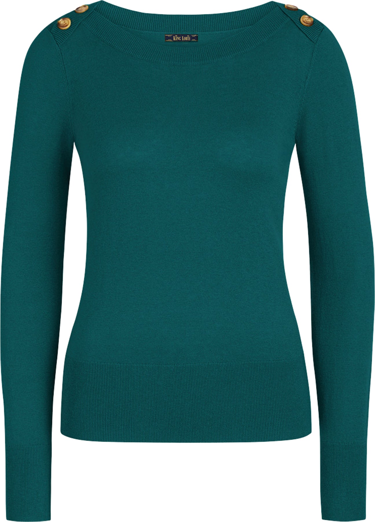 King_Louie_MARIE_COCOON_Vintage_U-BOOT_Langarm_PULLOVER_Oberteil_Petrol_King_Louie-1KhMy7LP3WM5md