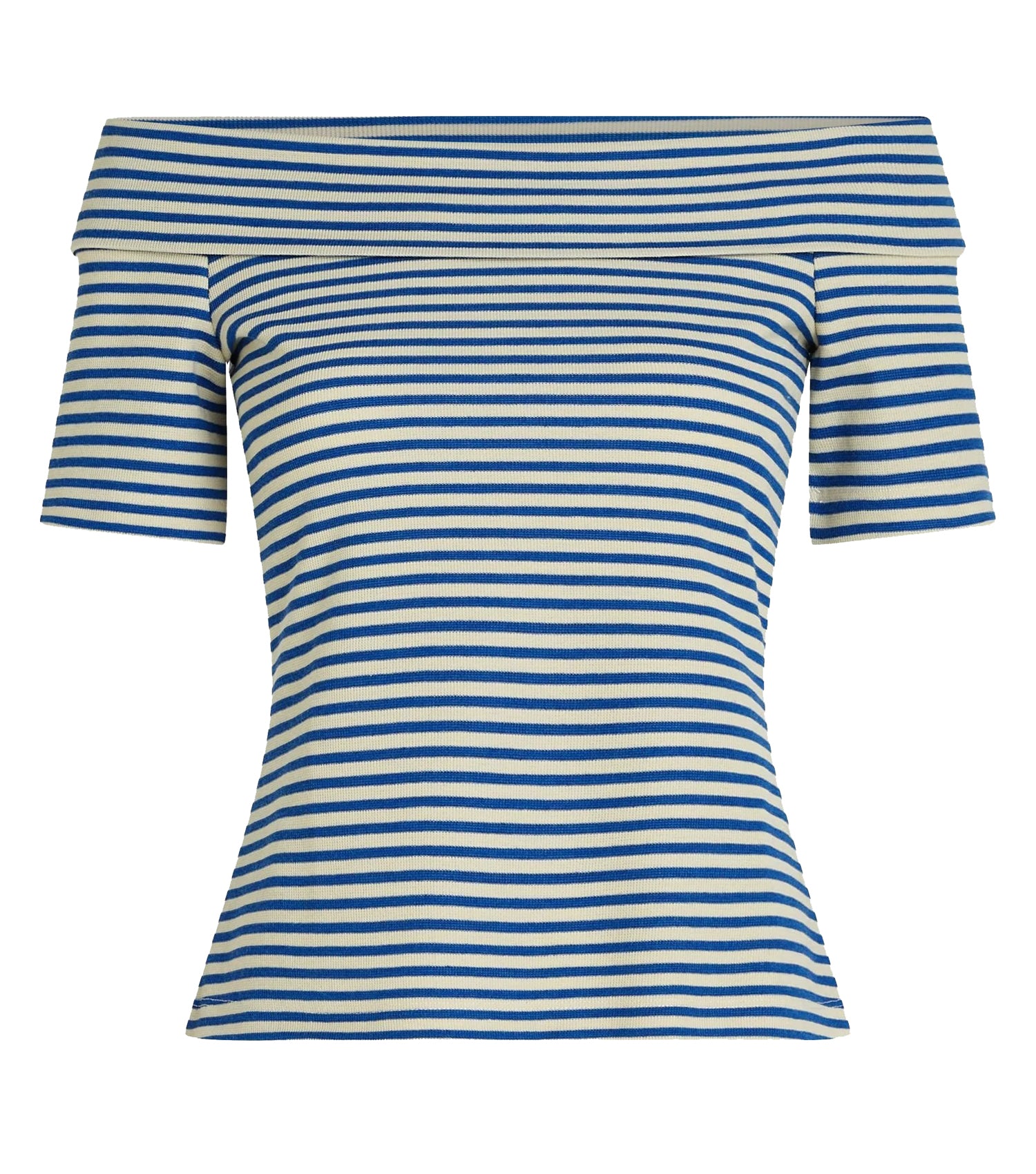 King_Louie_NIVES_STRIPED_Vintage_Sailor_Streifen_Schulterfrei_Oberteil_SHIRT_-_Blau-Creme-4