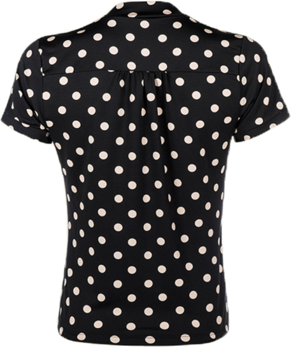 King_Louie_PARTYPOLKA_Punkte_POLKA_DOT_Retro_Schleifen_SCHLUPPENBLUSE-2