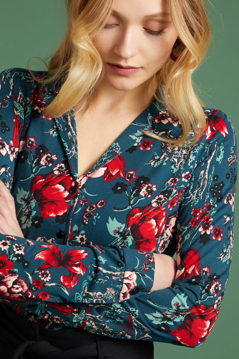 King_Louie_PATTY_HARAJUKU_Vintage_FLORAL_V-Neck_Langarm_BLUSE_Oberteil-2LWeUHfp5NVfjM