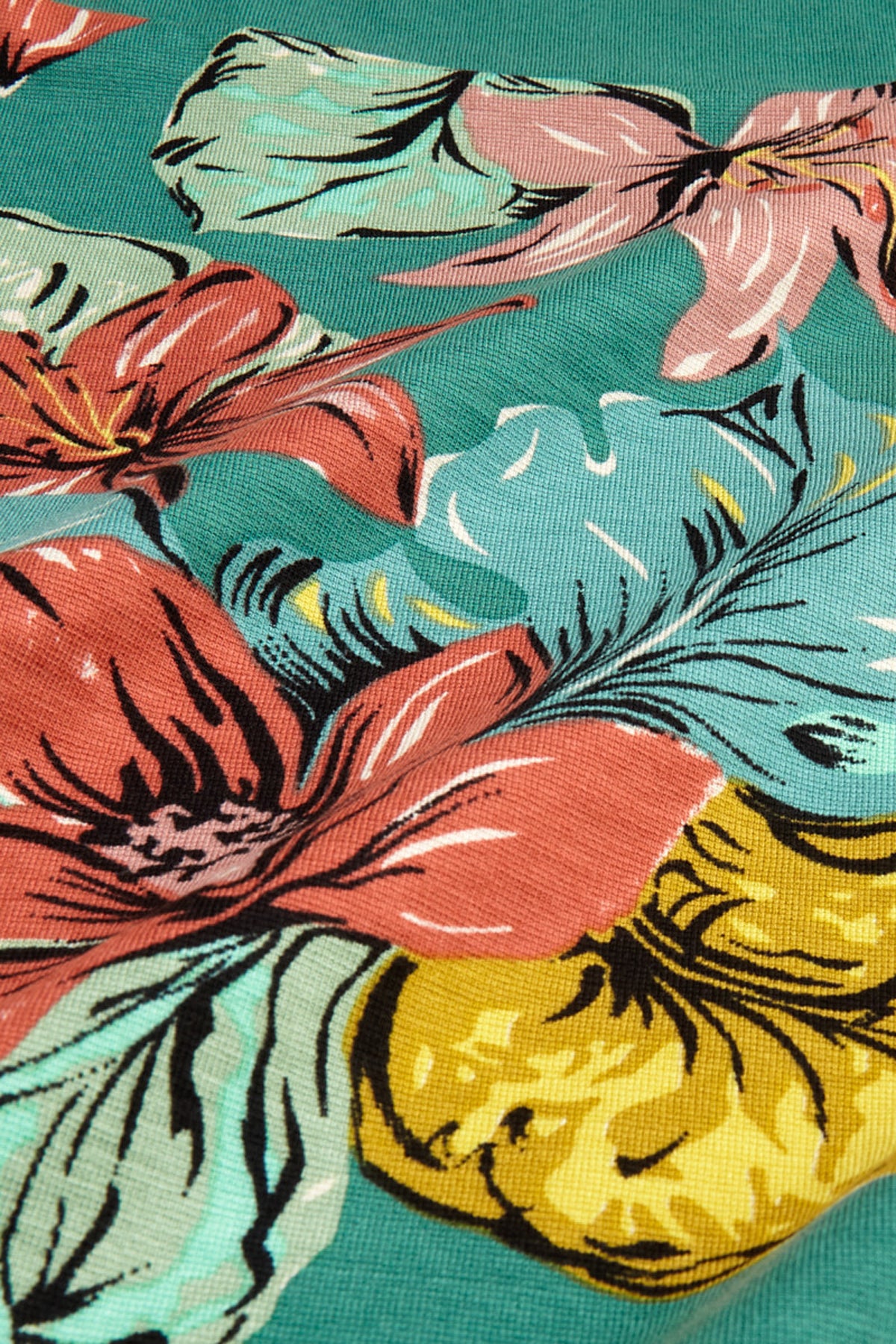 King_Louie_PATTY_Paraiso_Vintage_TROPICAL_Sailor_Blumen_Kurzarm_BLUSE_killer_kirsche_5