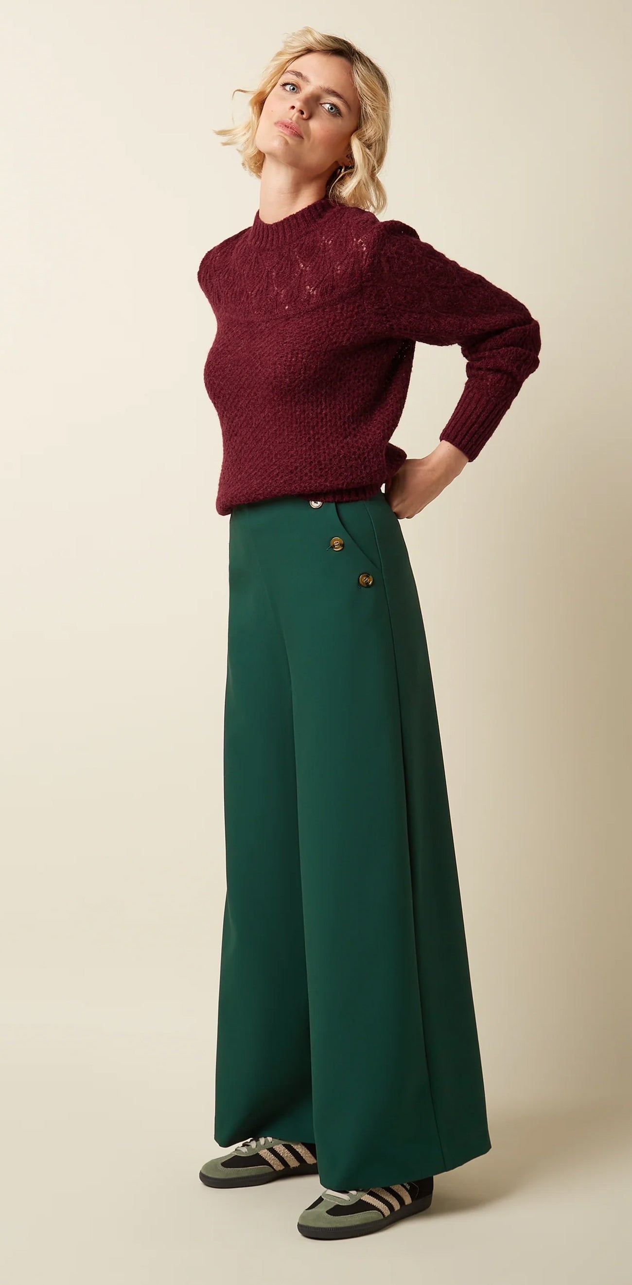 King_Louie_PIA_MARPLE_Vintage_MARLENE_High_Waist_Trousers_Sailor_Button_PANTS_Hose_-_Pine_Green-1RB4mW2zy8YxrG