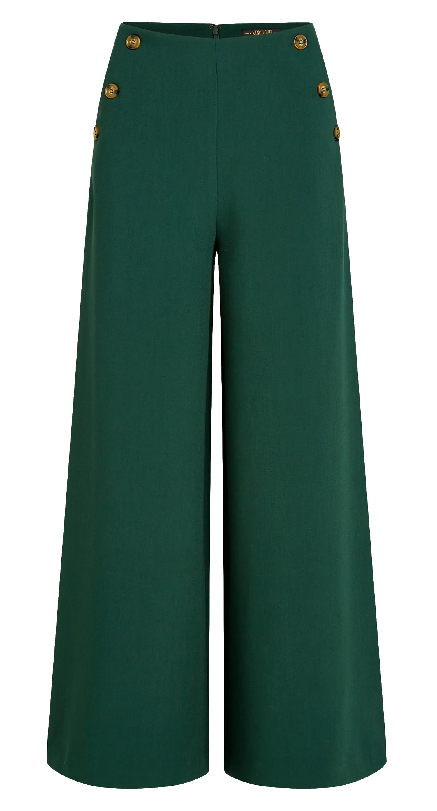 King_Louie_PIA_MARPLE_Vintage_MARLENE_High_Waist_Trousers_Sailor_Button_PANTS_Hose_-_Pine_Green-4YGYkR9qOADdxe