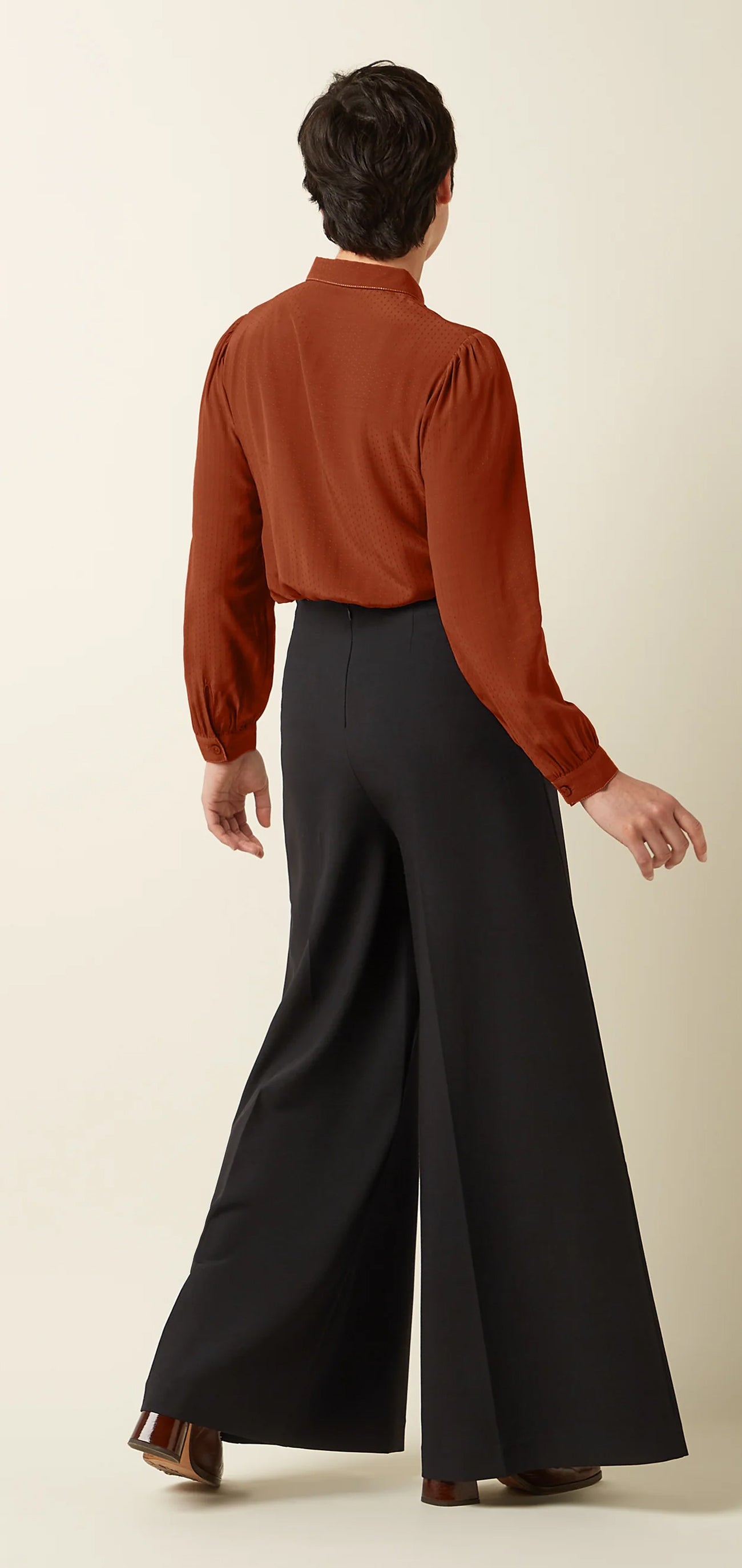 King_Louie_PIA_MARPLE_Vintage_MARLENE_High_Waist_Trousers_Sailor_Button_PANTS_Hose_-_Schwarz-3