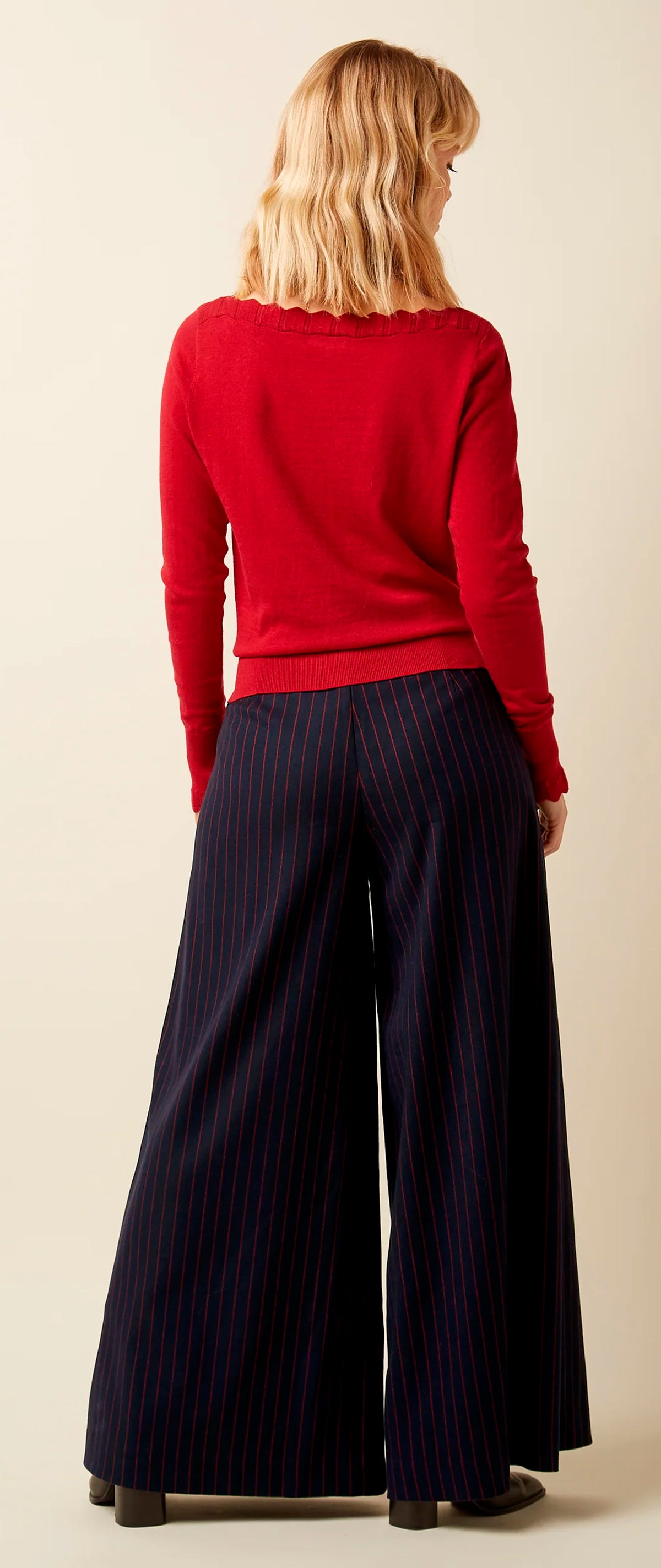 King_Louie_PIA_PINSTRIPE_Vintage_MARLENE_High_Waist_Trousers_Sailor_Button_PANTS_Hose_-_Dunkelblau-4