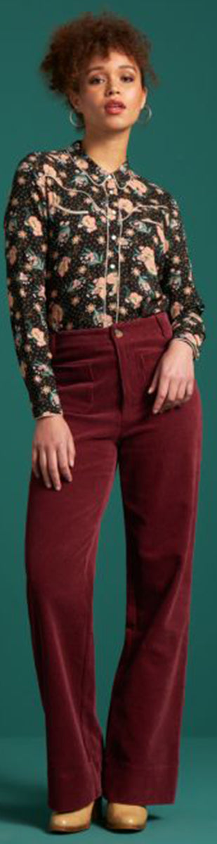 King_Louie_ROSIE_Western_Blouse_AMERICANA_FLORAL_Langarm_BLUSE_Oberteil-2