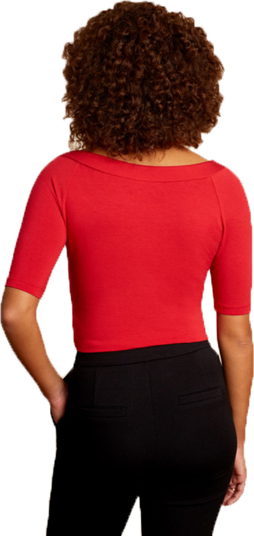 King_Louie_SARAH_Retro_HALBARM_Rundhals_BASIC_Uni_SHIRT_Oberteil_TOP_Rot_Killer_Kirsche-3c0YmPSQjfgj0G