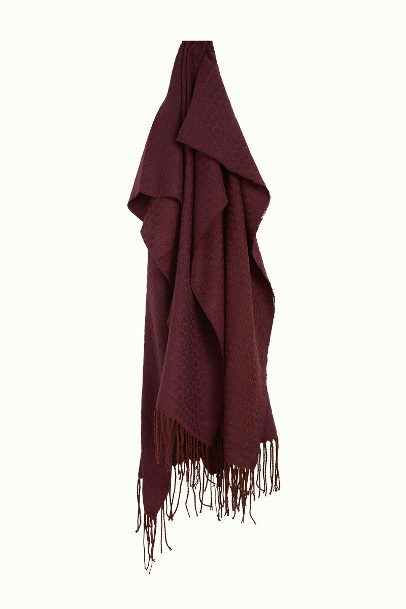 King_Louie_SCARF_DOTS_Vintage_STRICK_Punkte_Knitted_SCHAL_Sandelwood_Brown_killer_kirsche_3vm1Gs3RwoBWe4
