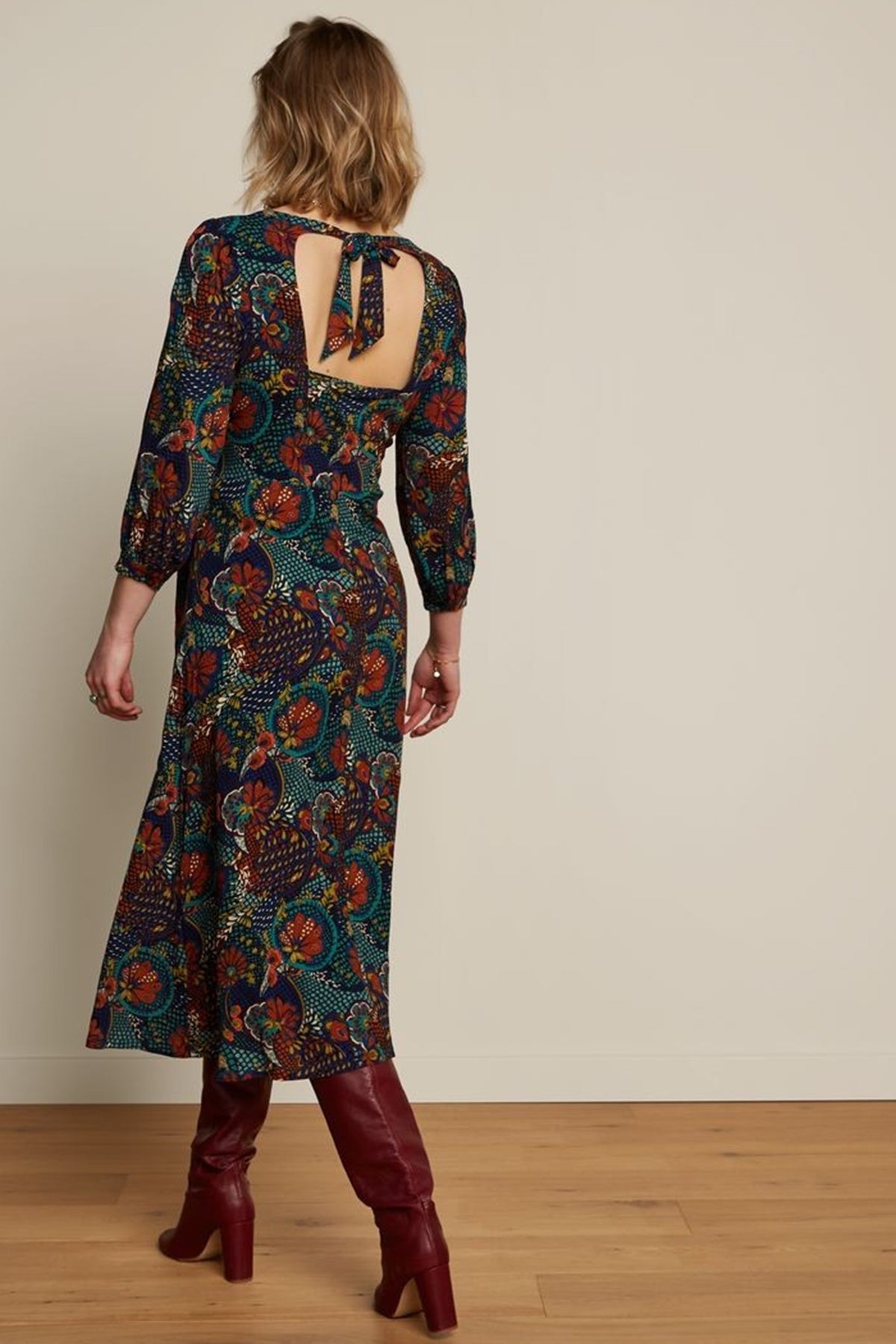 King_Louie_SHILOH_CLUBBIN_Vintage_PAISLEY_A-LINIE_PARTY_Langarm_DRESS_Kleid_killer_kirsche_3
