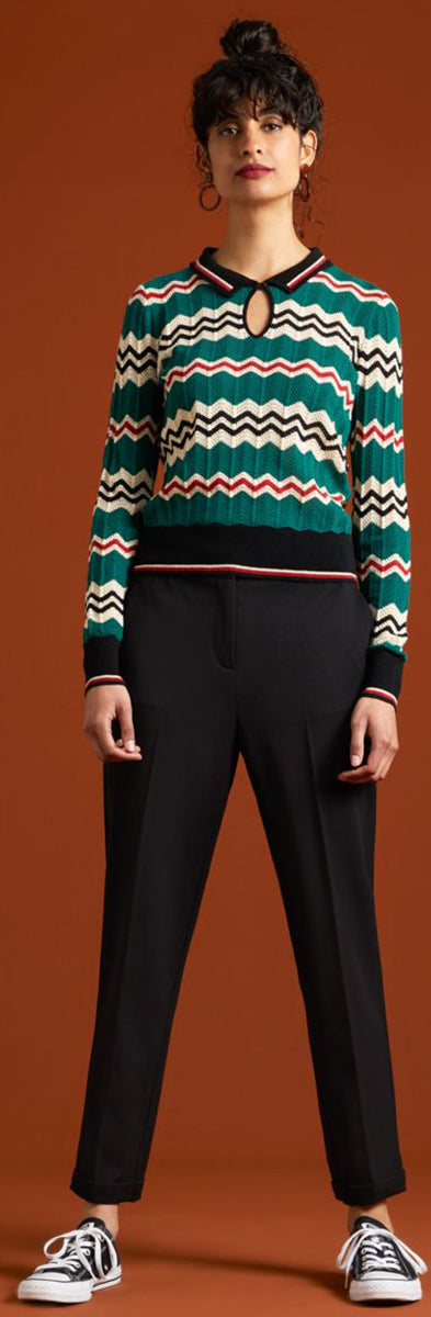 King_Louie_SIZZLE_Retro_COLLAR_Knit_PEEPHOLE_Langarm_STRICKSHIRT_Oberteil-2