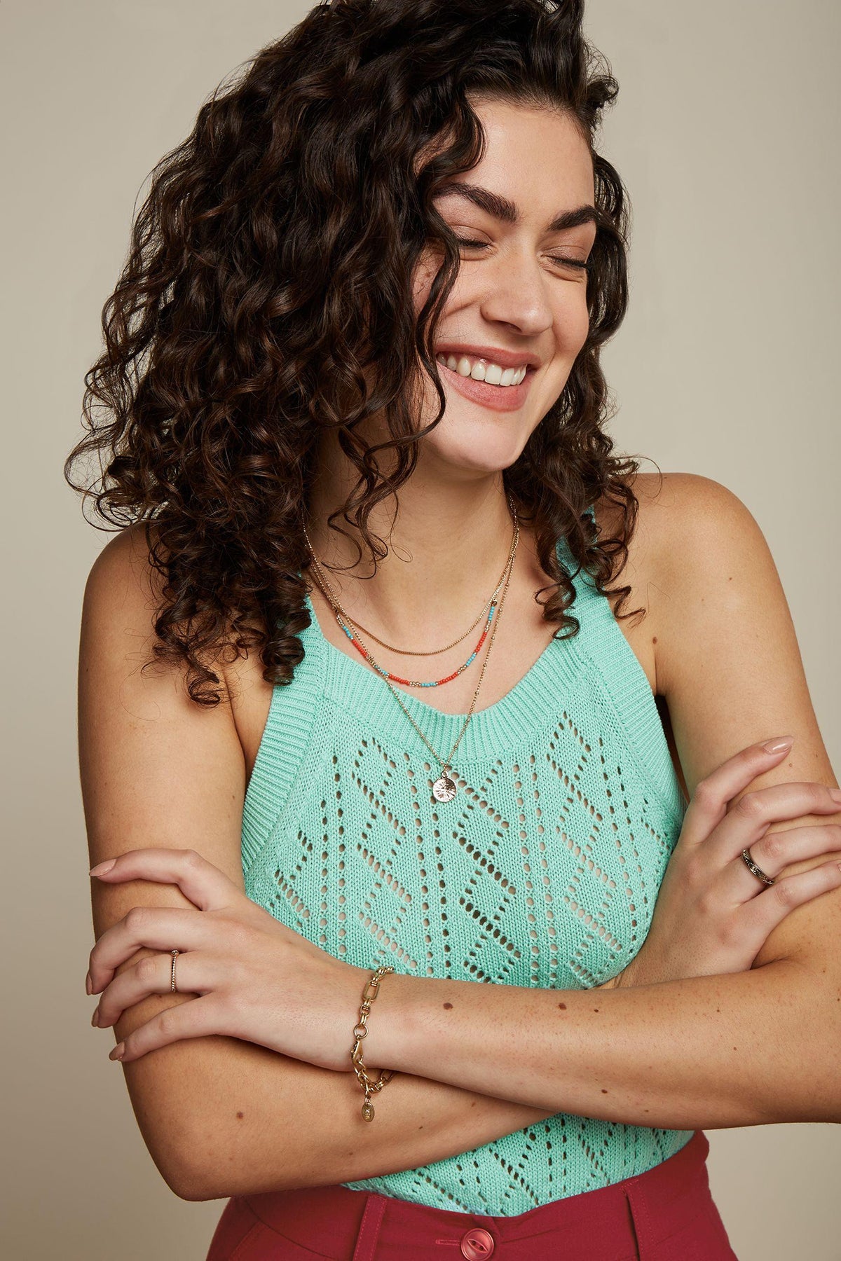 King_Louie_SOFIE_MAISEL_Vintage_LOCHMUSTER_STRICK_Traeger_TOP_Camisole_-_Mint_Killer_Kirsche-2