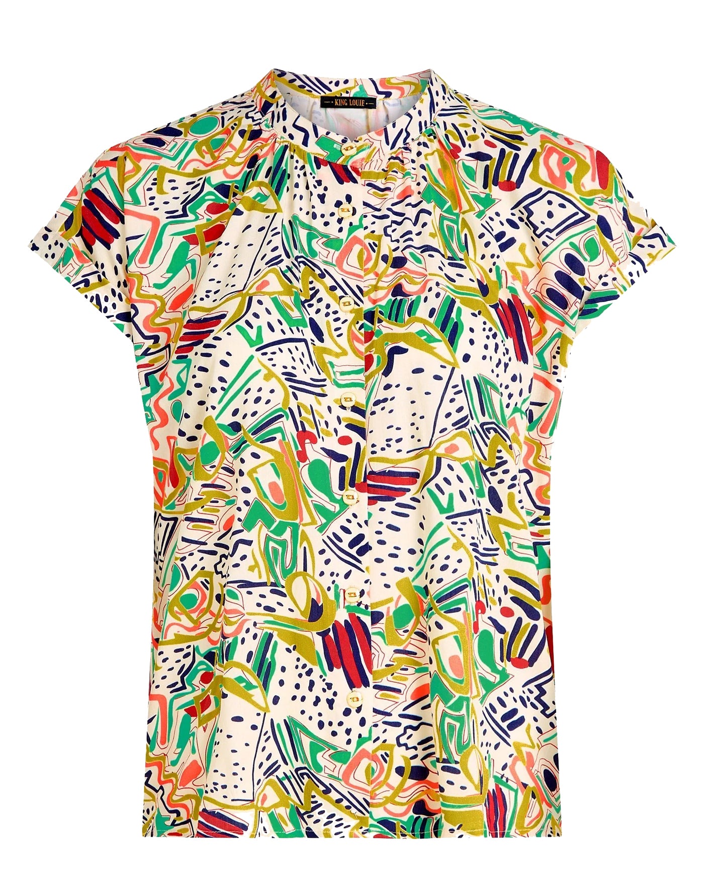 King_Louie_STELLA_MARLEY_Vintage_Atomic_Geometrical_Retro_BLUSE_Oberteil_-_Cremefarben-5