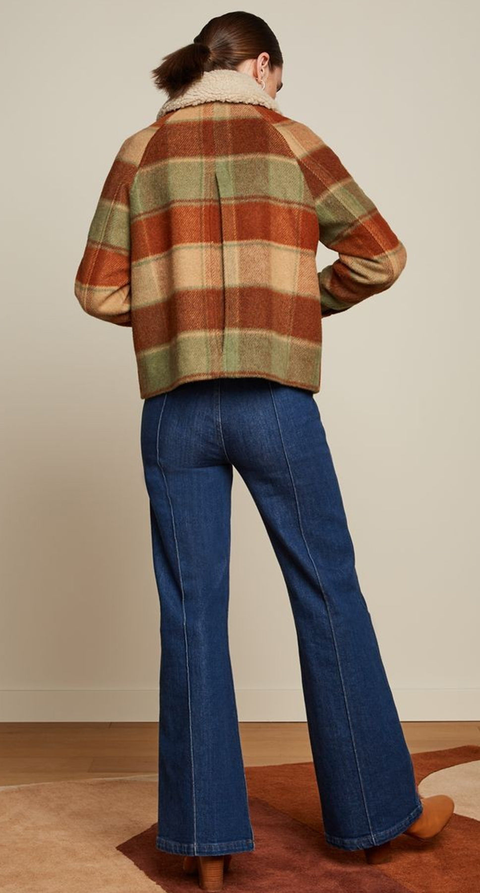 King_Louie_SYLVIE_GOMEZ_Vintage_TARTAN_Check_KRAGEN_Woll_Coat_JACKET_Jacke_2_-5Z2koWMHMwE7f9