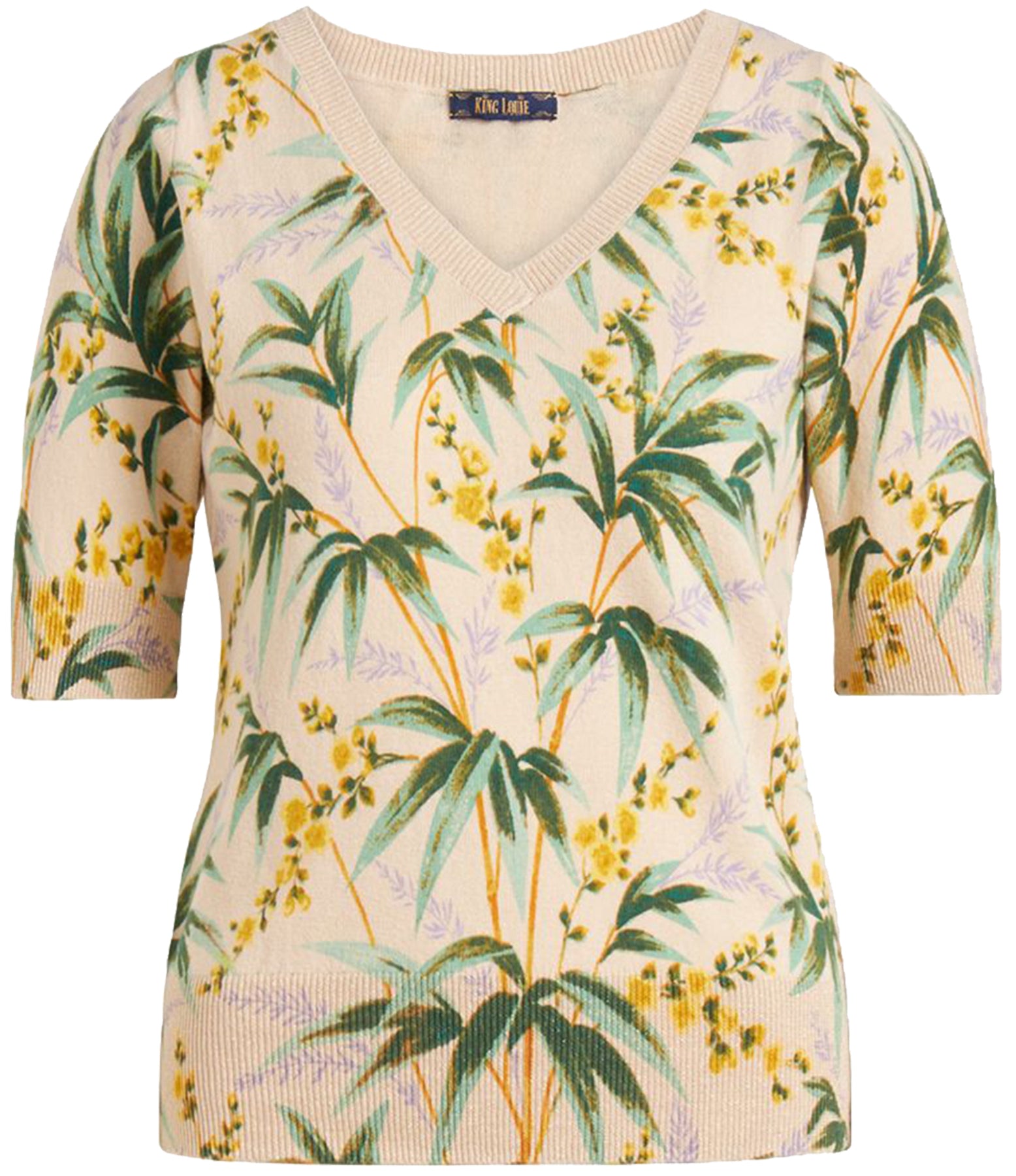 King_Louie_TAHITI_Vintage_FLROAL_Kurzarm_V-NECK_Shirt_TOP_Oberteil_Creme_killer_kirschezUniCdHA2yiJy