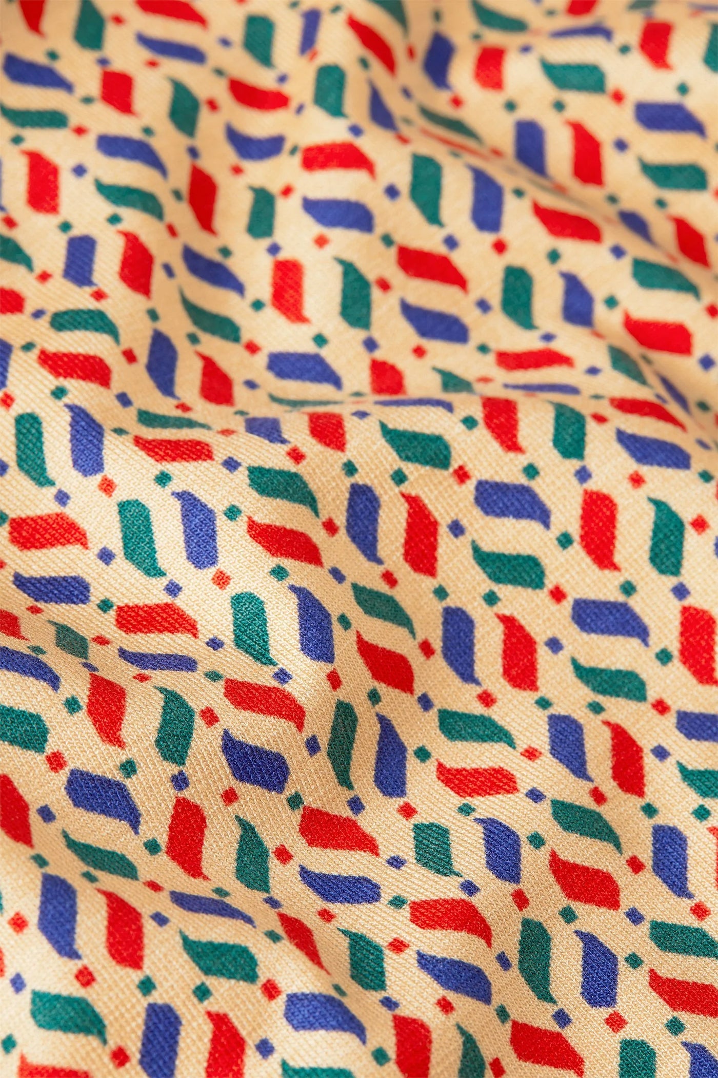 King_Louie_TEX_COCOLUPA_Retro_Graphic_Vintage_Kurzarm_V-Neck_BLUSE_Oberteil-4
