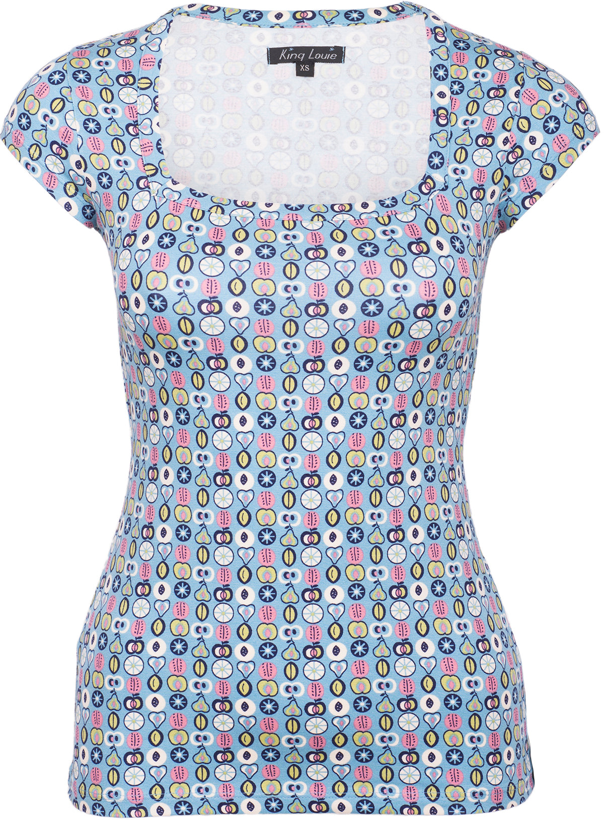 King_Louie_TOSCA_Square_Vintage_FRUITS_Kurzarm_SHIRT_Oberteil