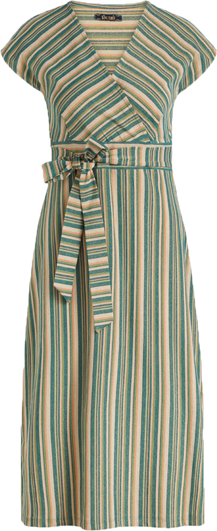 King_Louie_TROPHY_STRIPE_Vintage_Streifen_V-NECK_Kurzarm_Dress_KLEID_killer_kirsche_1NlaRYsd7rrJ6Q