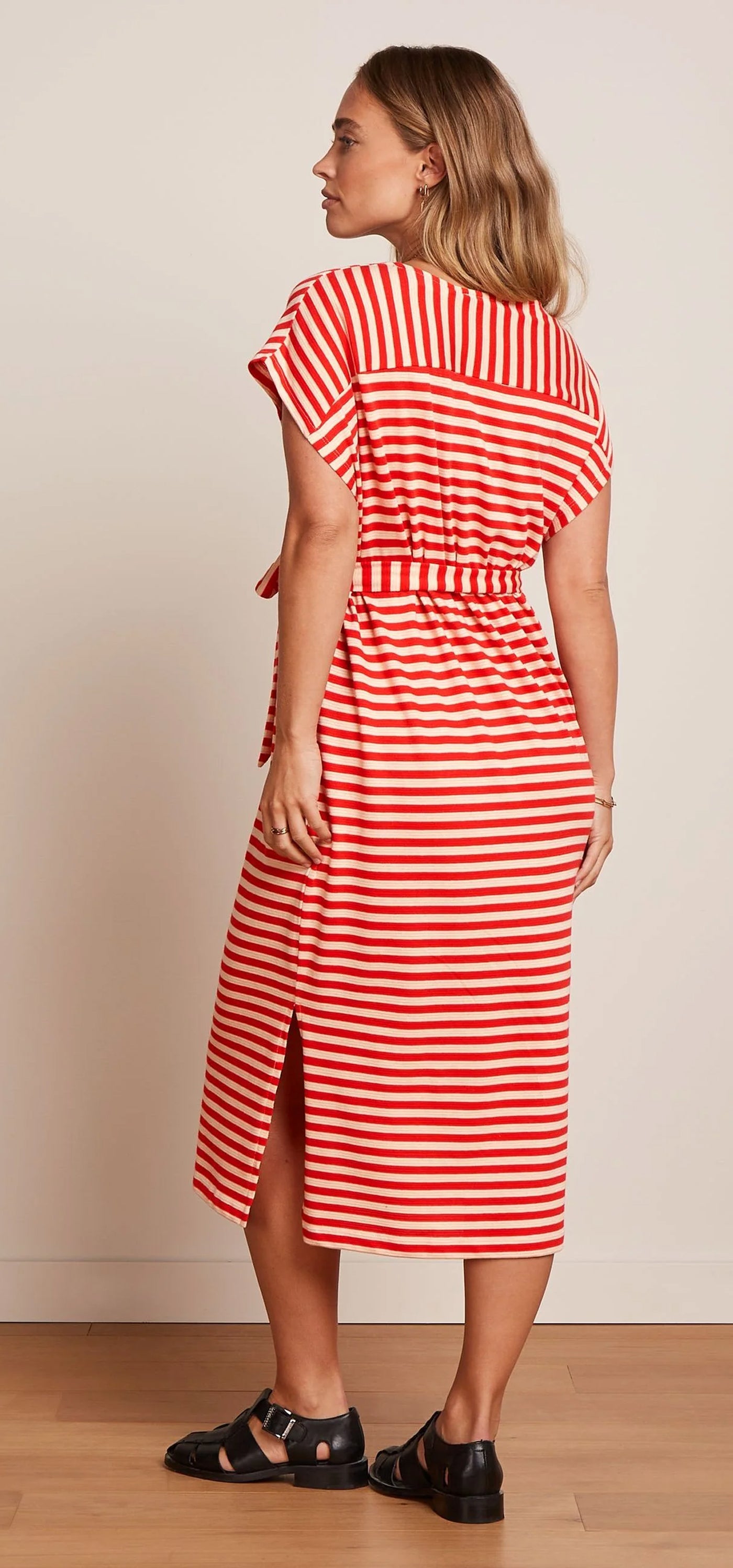 King_Louie_VERA_CHOPITO_Vintage_Sailor_STRIPED_Streifen_Jersey_Retro_KLEID_Dress_-_Rot-3
