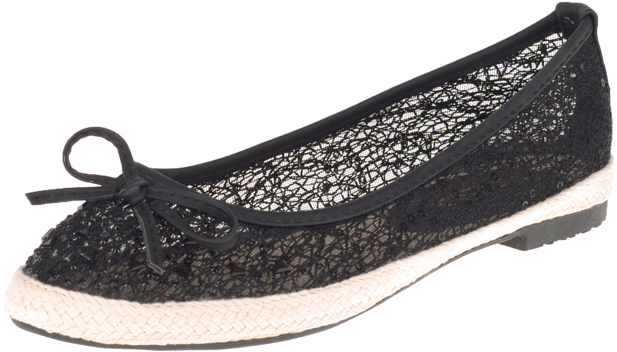 Klassische_Vintage_50s_BAST_Bow_Halbschuhe_Ballerinas