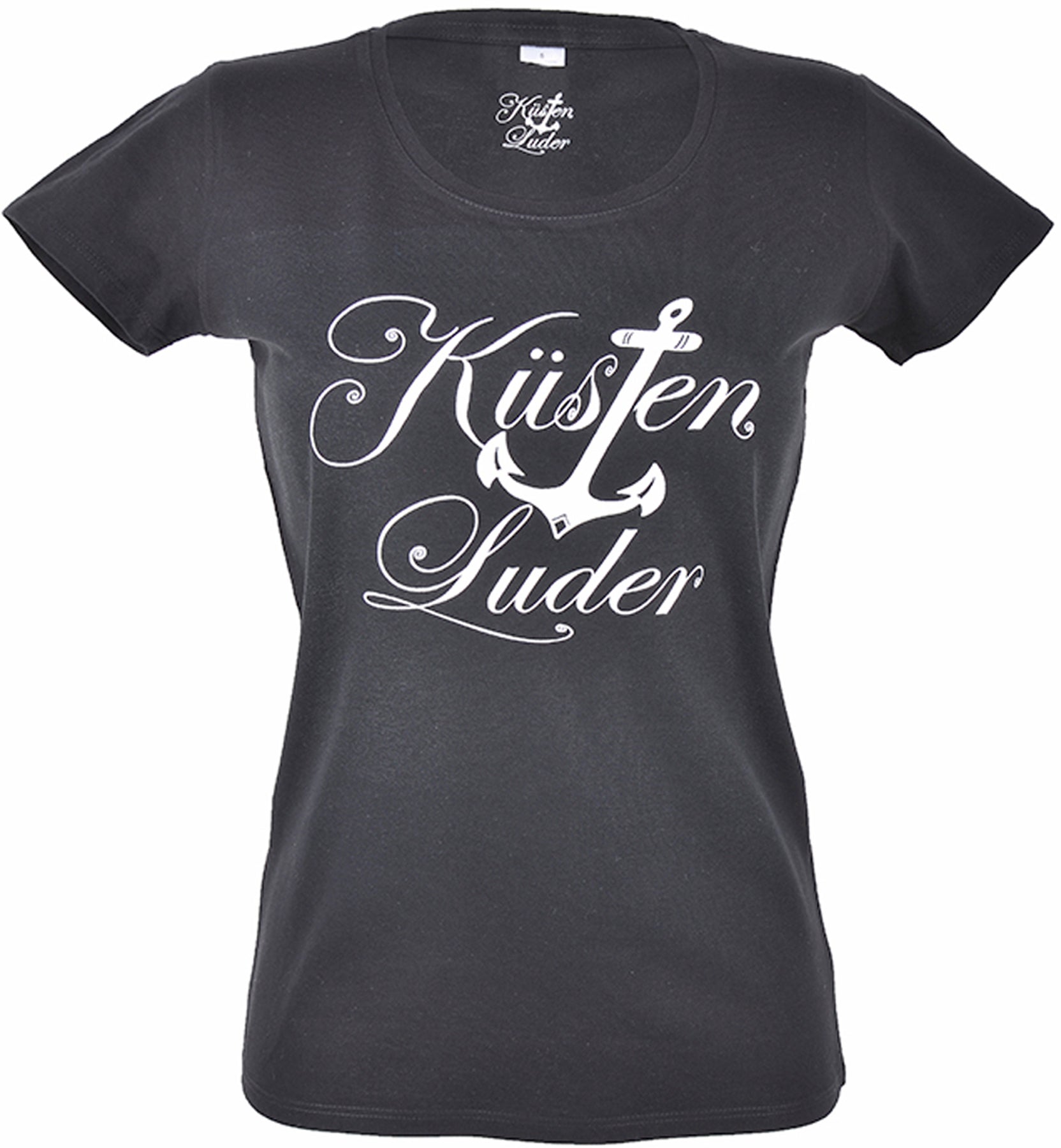 KueSTENLUDER_Logo_Basic_ANCHOR_Anker_Sailor_SHIRT_-_Schwarz_killer_kirsche