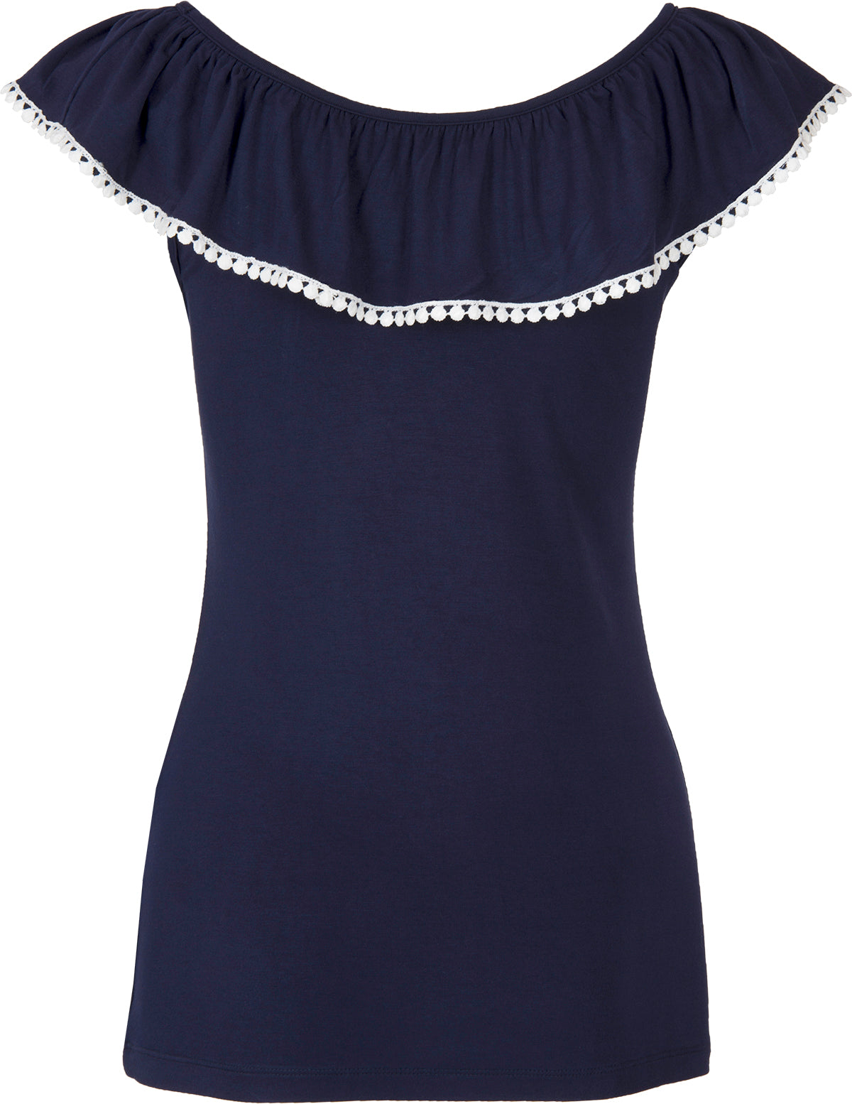 Kuestenluder_ADRIENNE_Vintage_POMPOM_Volant_OBERTEIL_Top_Navy-4EZpxMt7hDnokL