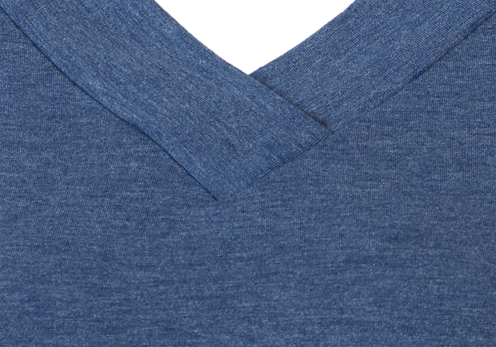 Kuestenluder_ALLEGRA_Vintage_V-NECK_Kurzarm_SHIRT_Blau_Meliert-4ZVv8JI3VLDHuA