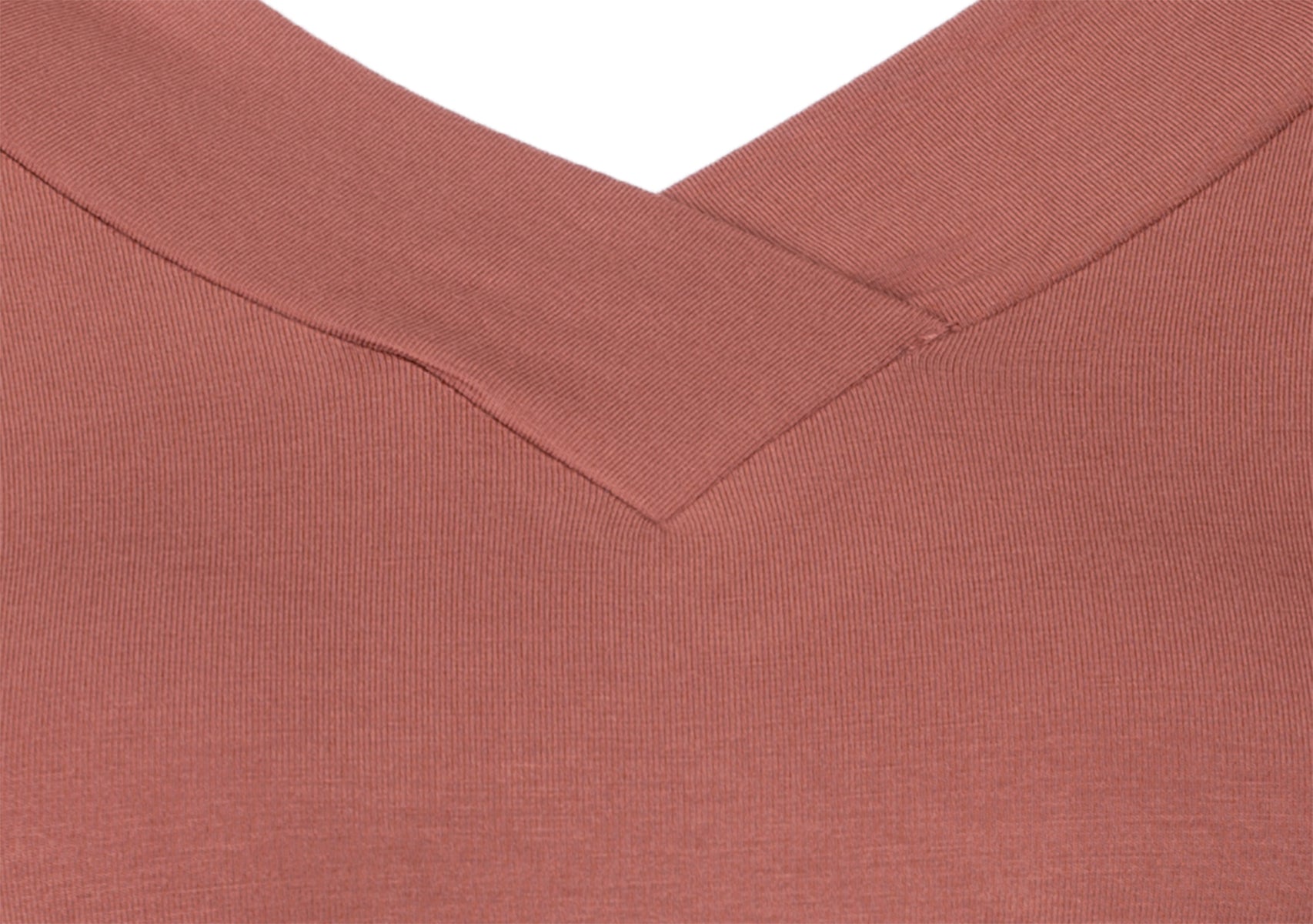 Kuestenluder_ALLEGRA_Vintage_V-NECK_Raglan_Kurzarm_SHIRT_Altrosa-4