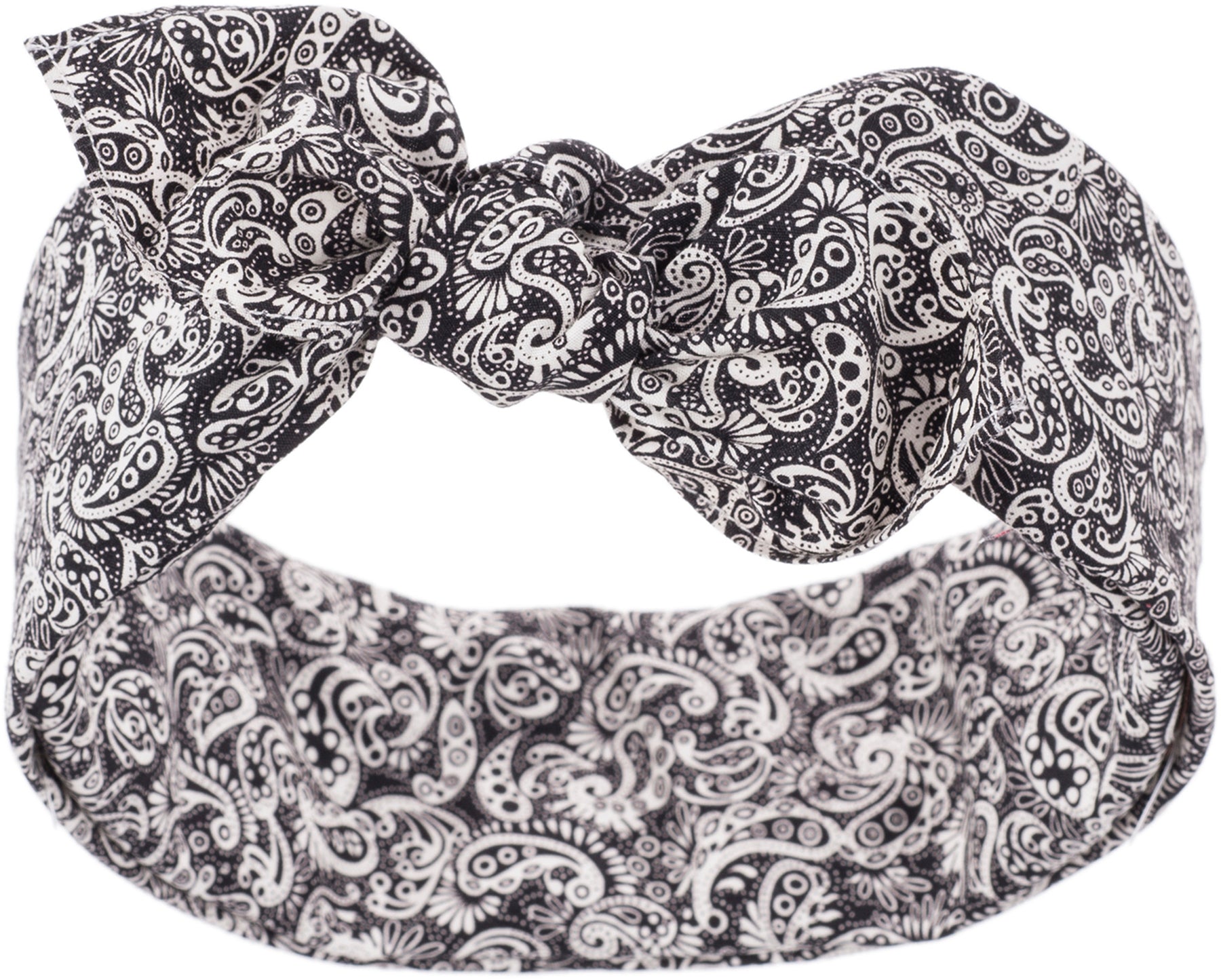 Kuestenluder_ALMY_SALL_PAISLEy_Vintage_Pin_Up_Nickituch_BANDANA_-_Schwarz_killer_kirsche