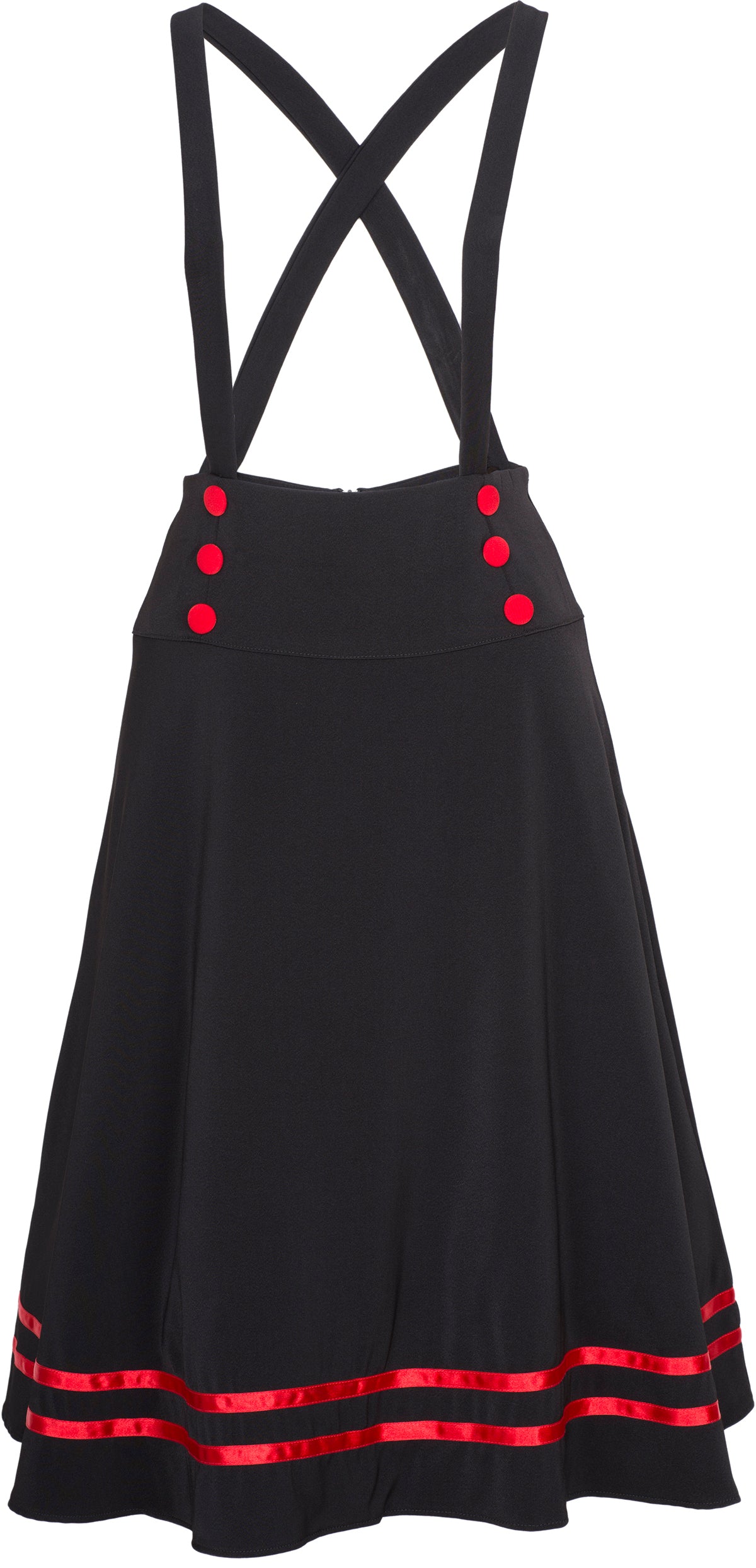 Kuestenluder_ALONA_Sailor_50s_Matrosen_Pin_Up_SWING_Traeger_Tellerrock_-_Schwarz